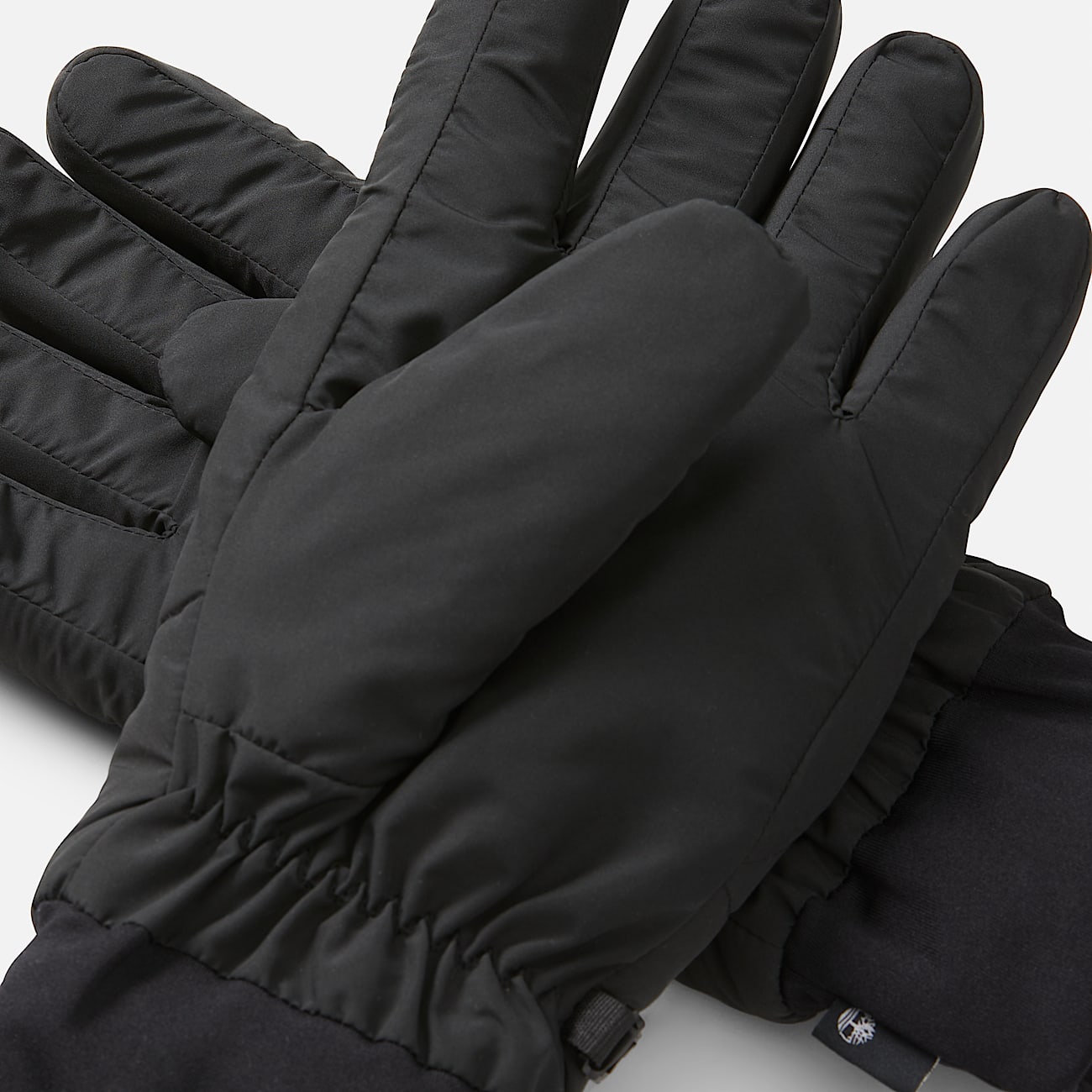 Gants rembourres pour homme en noir