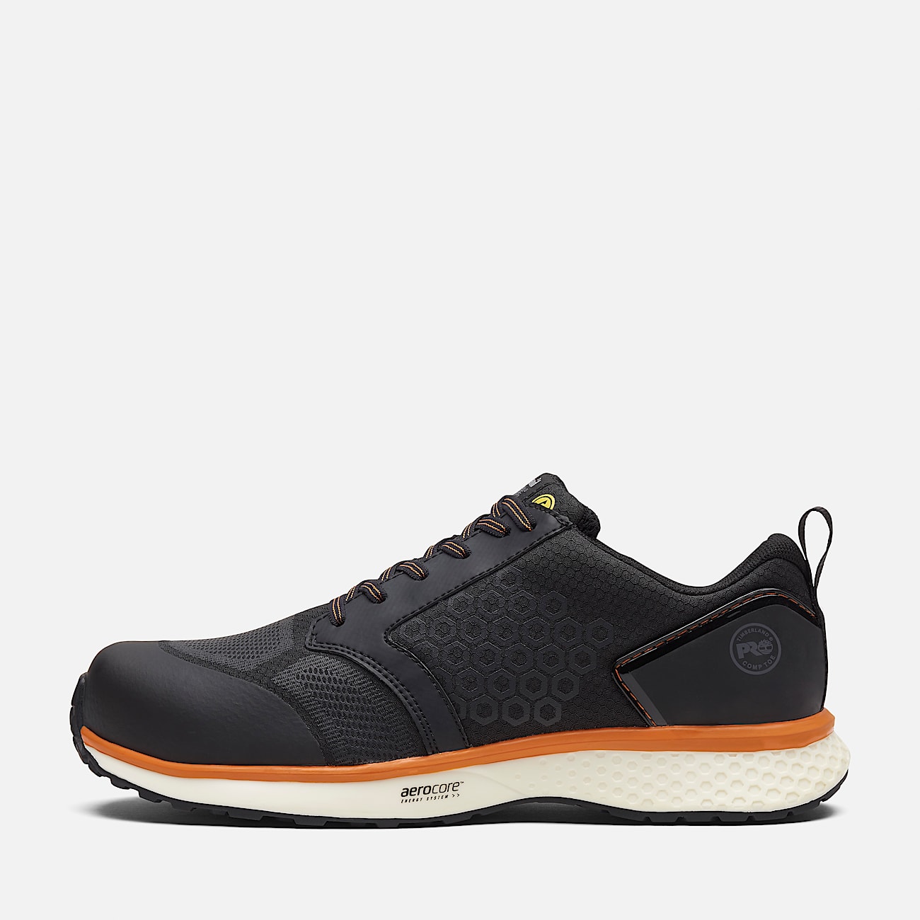 Scarpa da Lavoro da Uomo Timberland PRO Reaxion in colore nero arancione