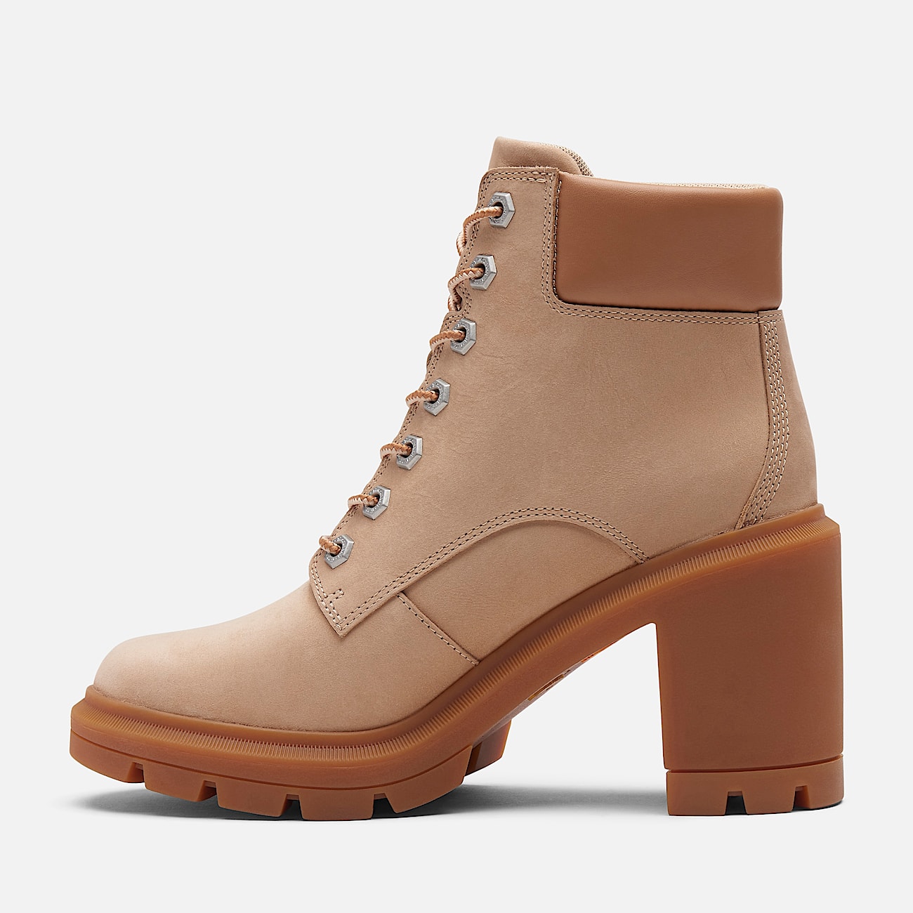 Allington Heights Lace up Boot for Women in Light Beige