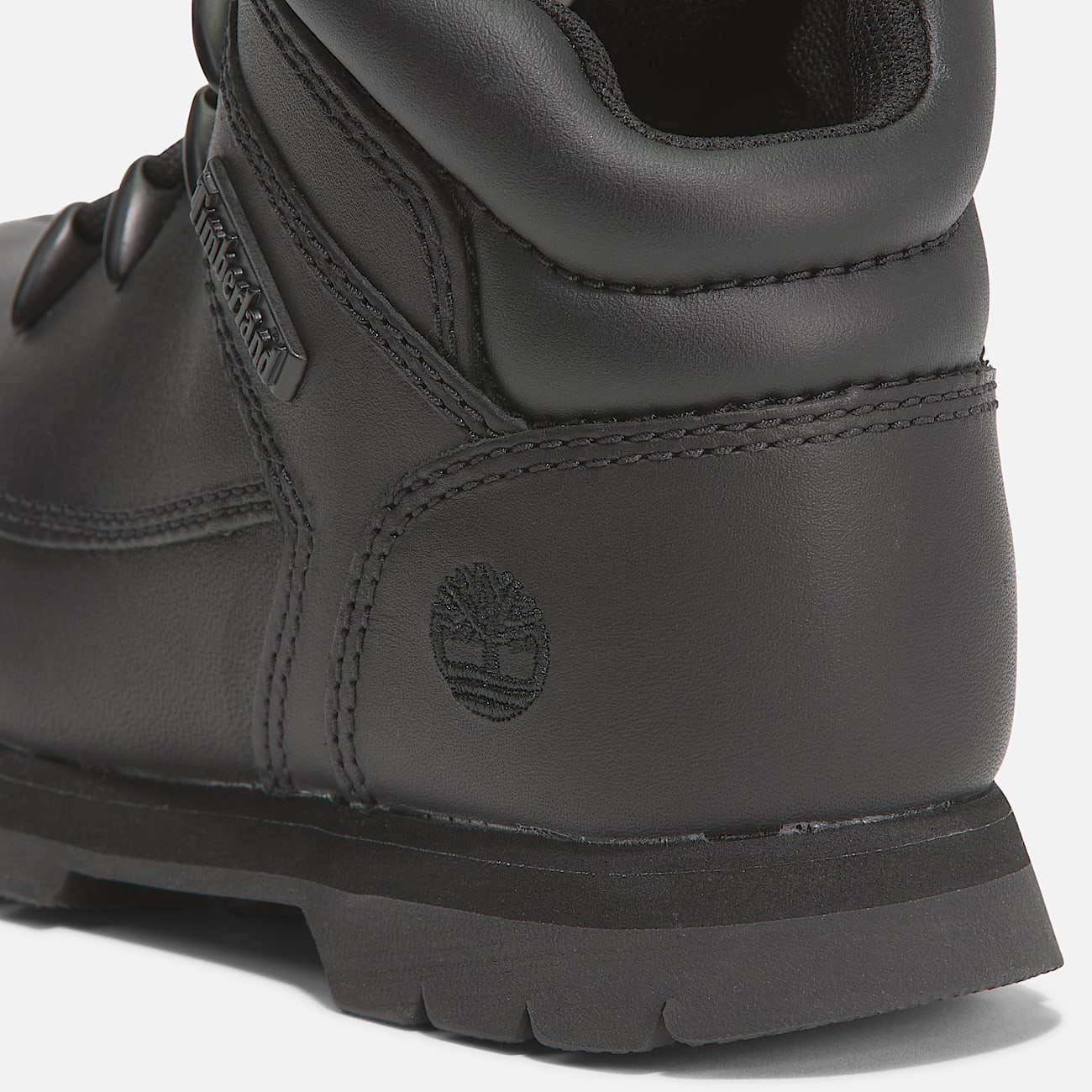 Euro Sprint Mid Lace Up Boot for Youth in Black