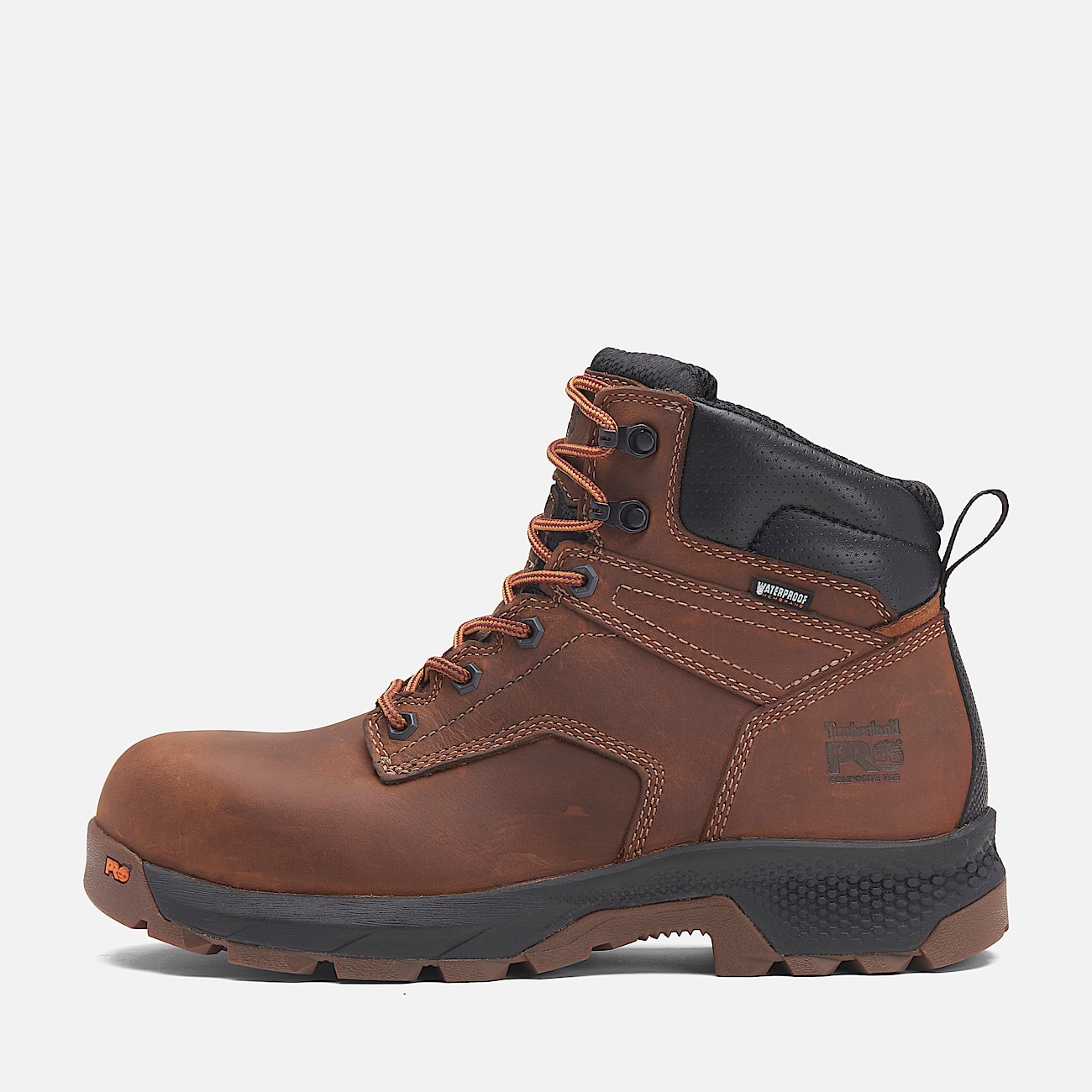 6 TiTAN Comp Toe Work Boot for Men in Brown