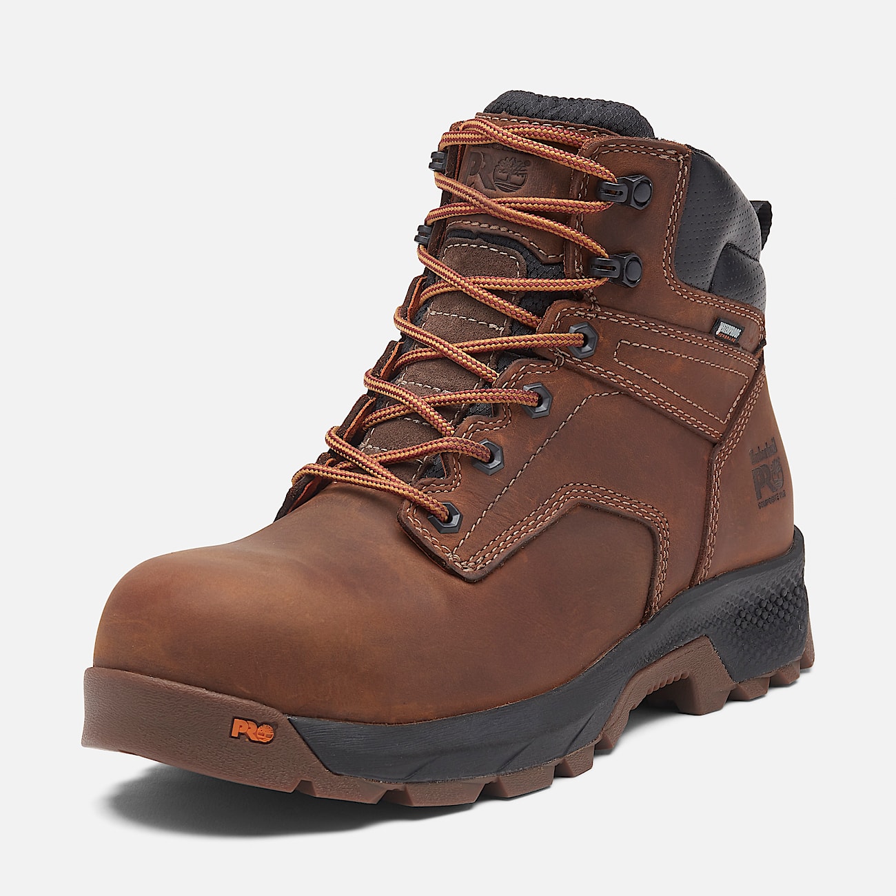 6 TiTAN Comp Toe Work Boot for Men in Brown