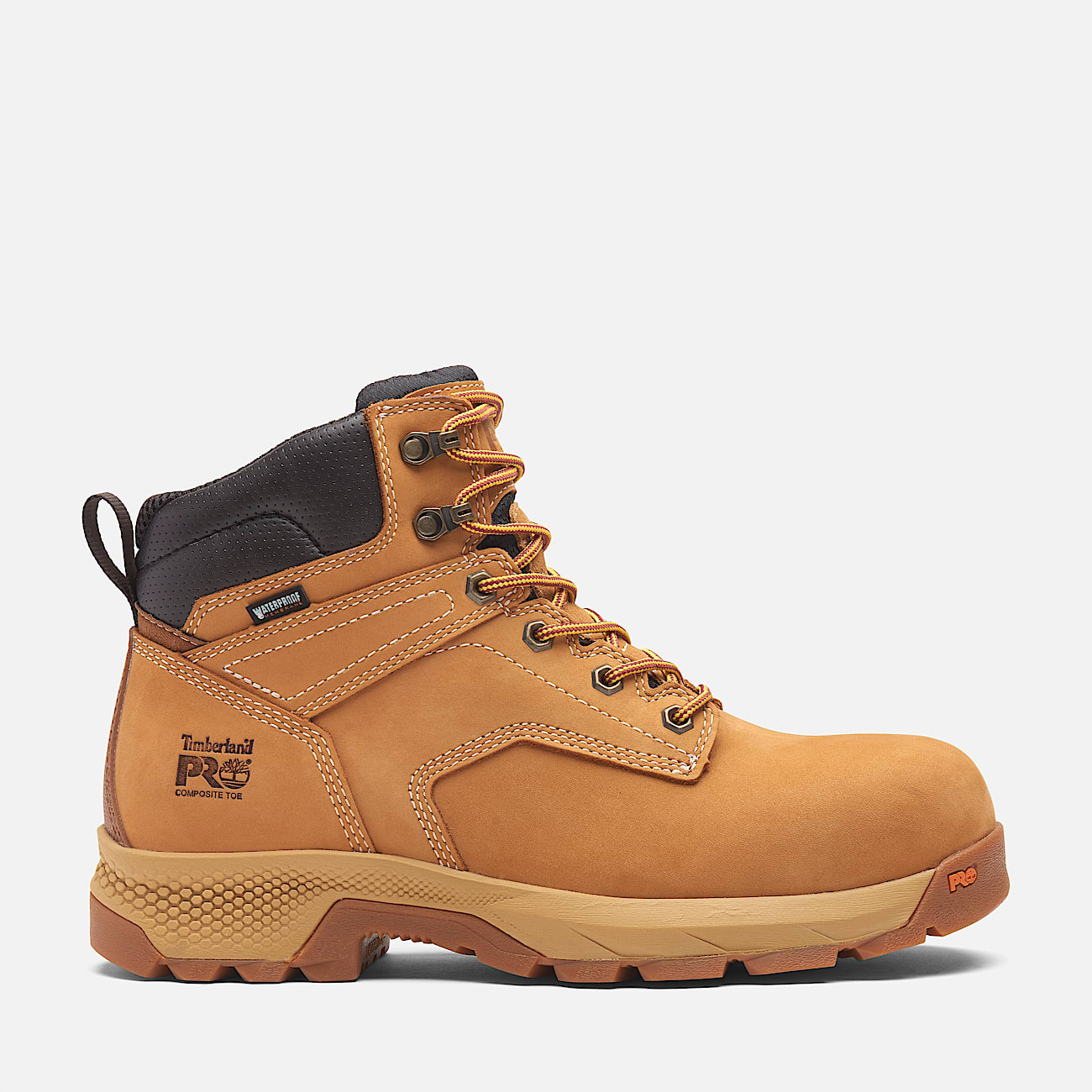 6 TiTAN Comp Toe Work Boot for Men in Yellow
