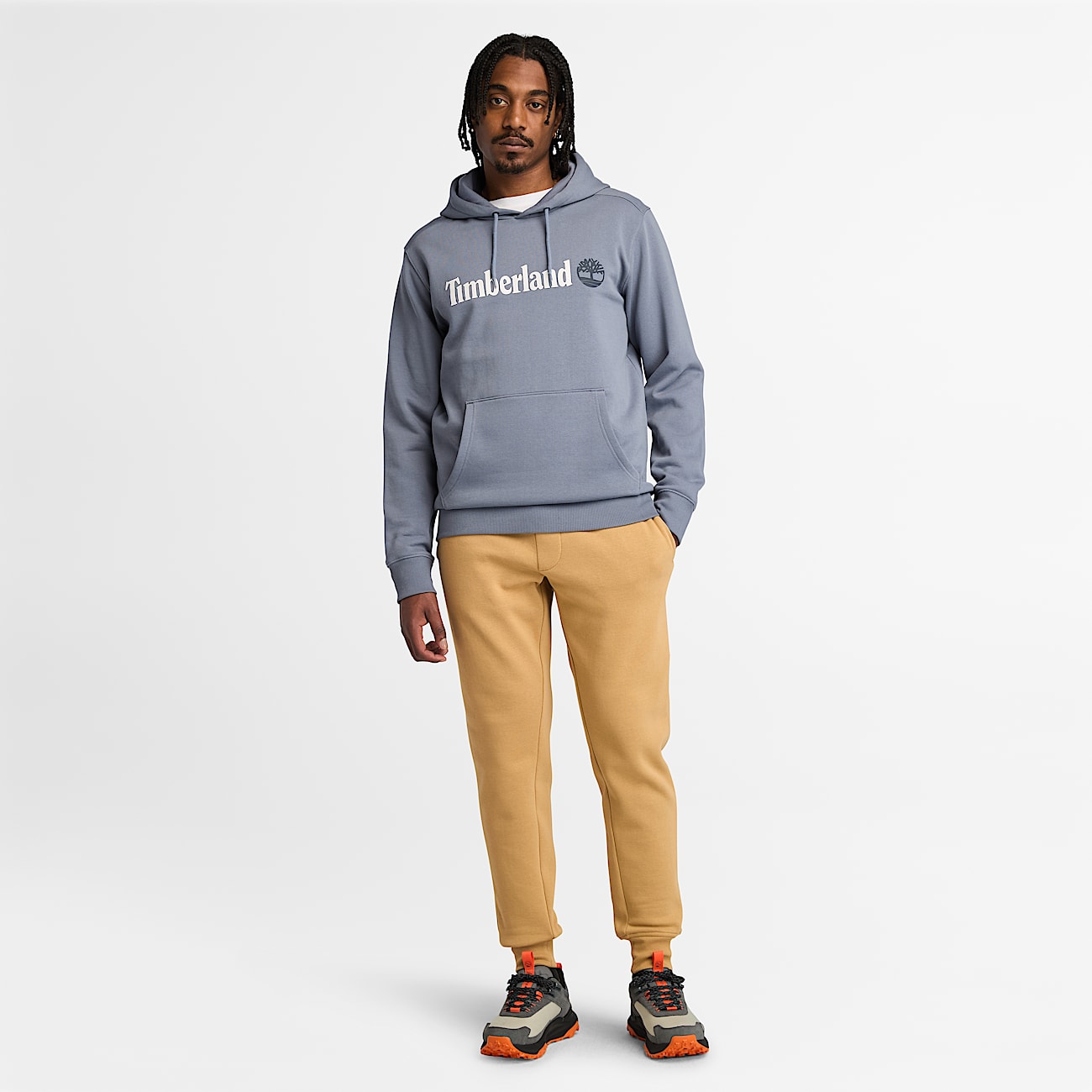 Exeter River Brushed Back Joggingbroek voor heren in lichtgeel