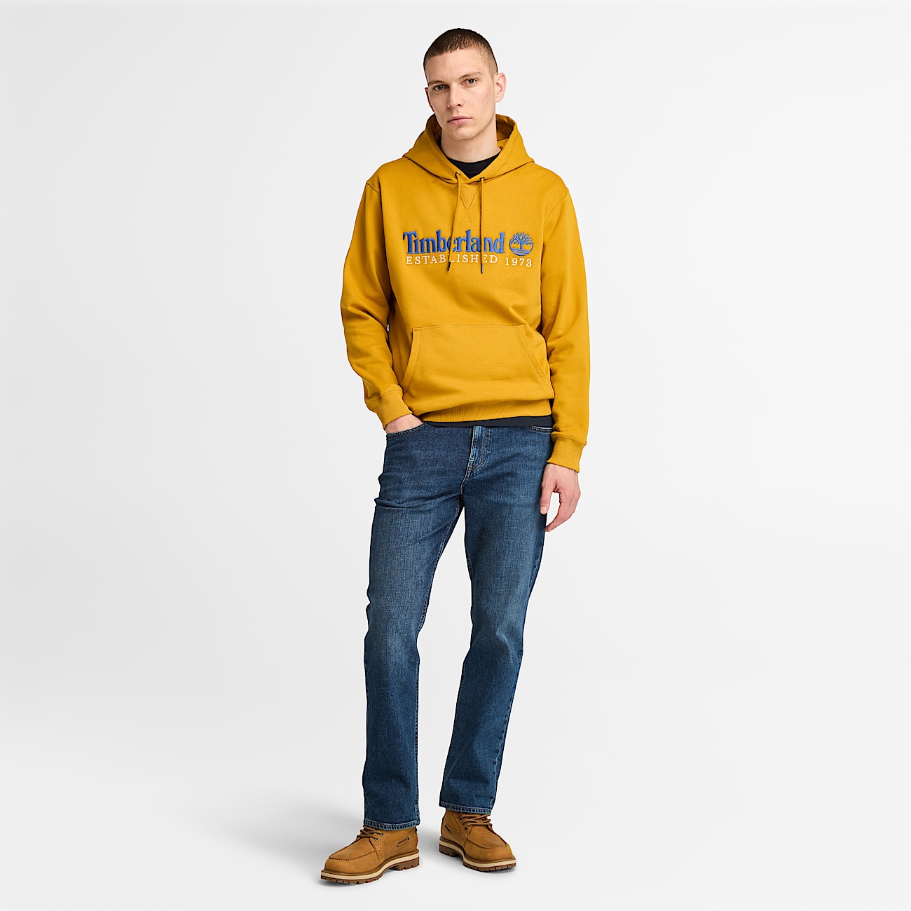 Established 1973 Hoodie for Men in Yellow