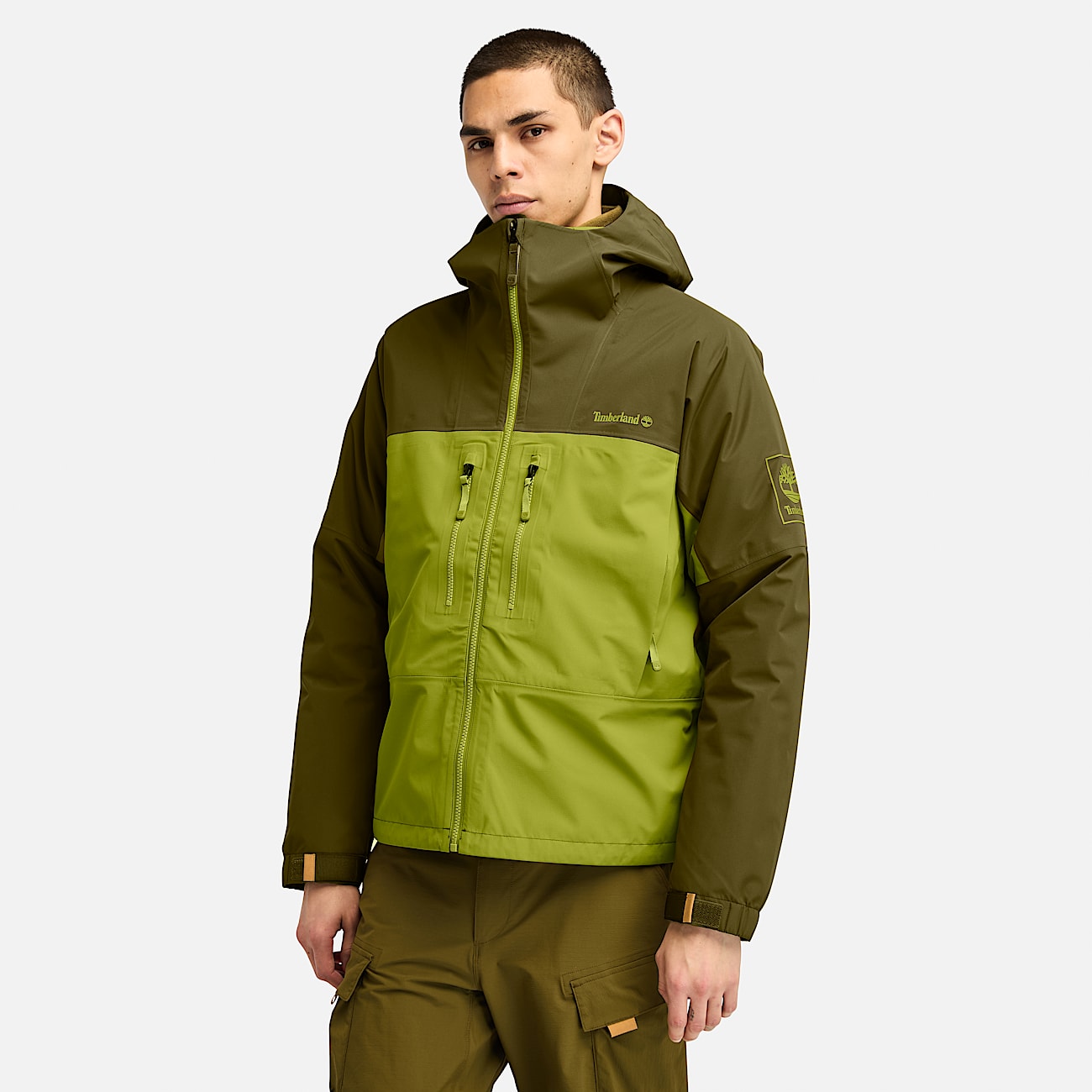 Caps Ridge Mobi Flex Tech Waterproof Jacket for Men in Green