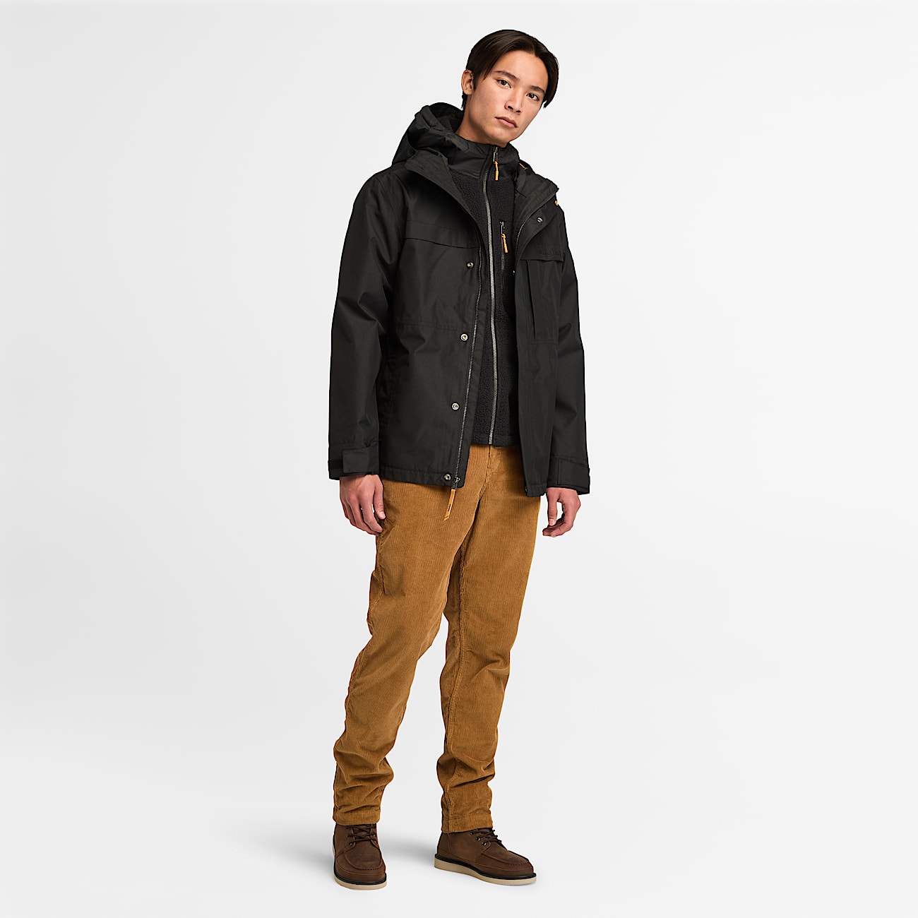 Chaqueta Benton 3 en 1 para hombre en negro