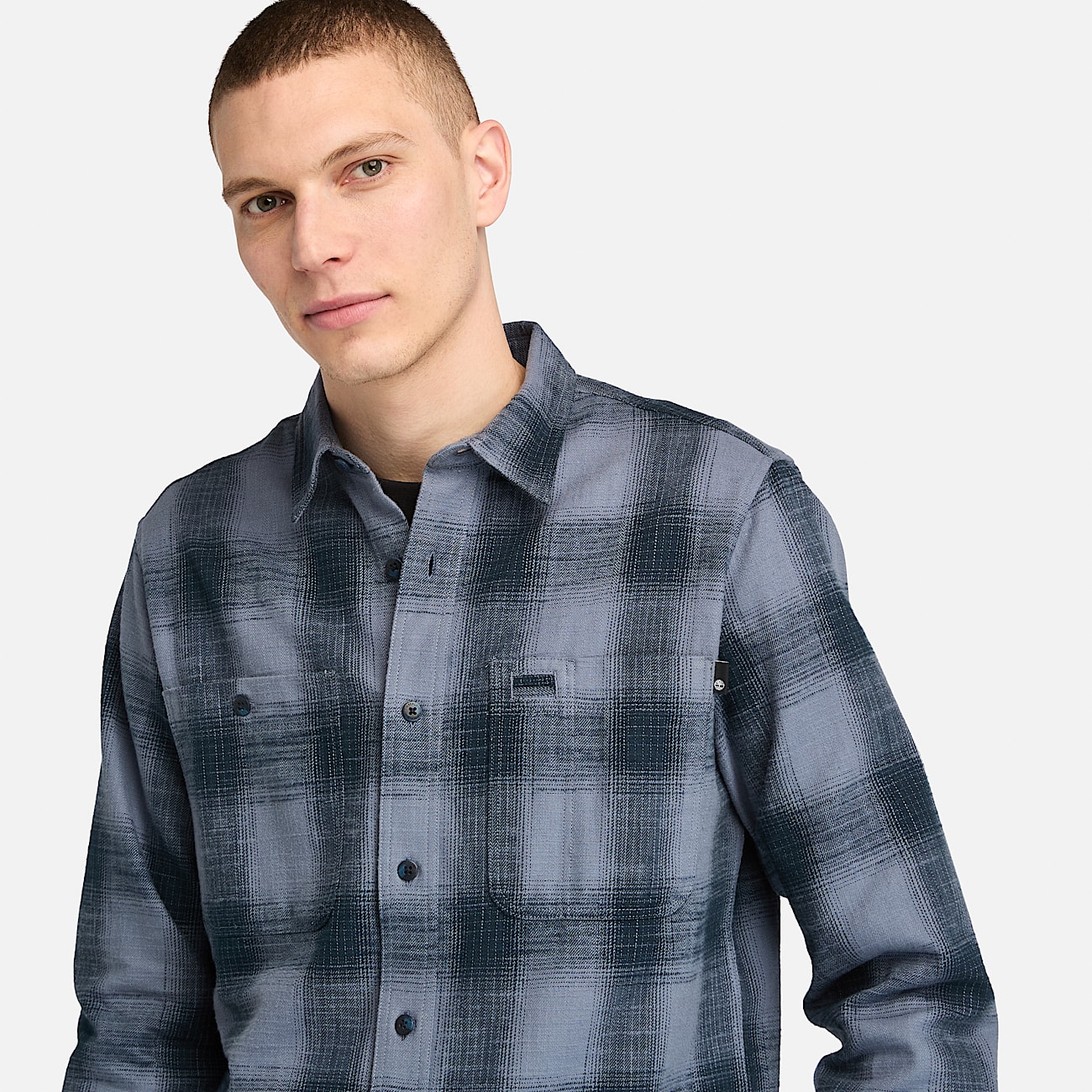 Camicia in Flanella Pesante Windham da Uomo in grigio