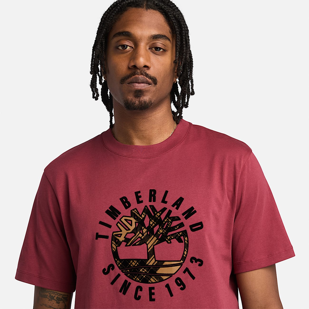 T shirt con Grafica Holiday da Uomo in rosso