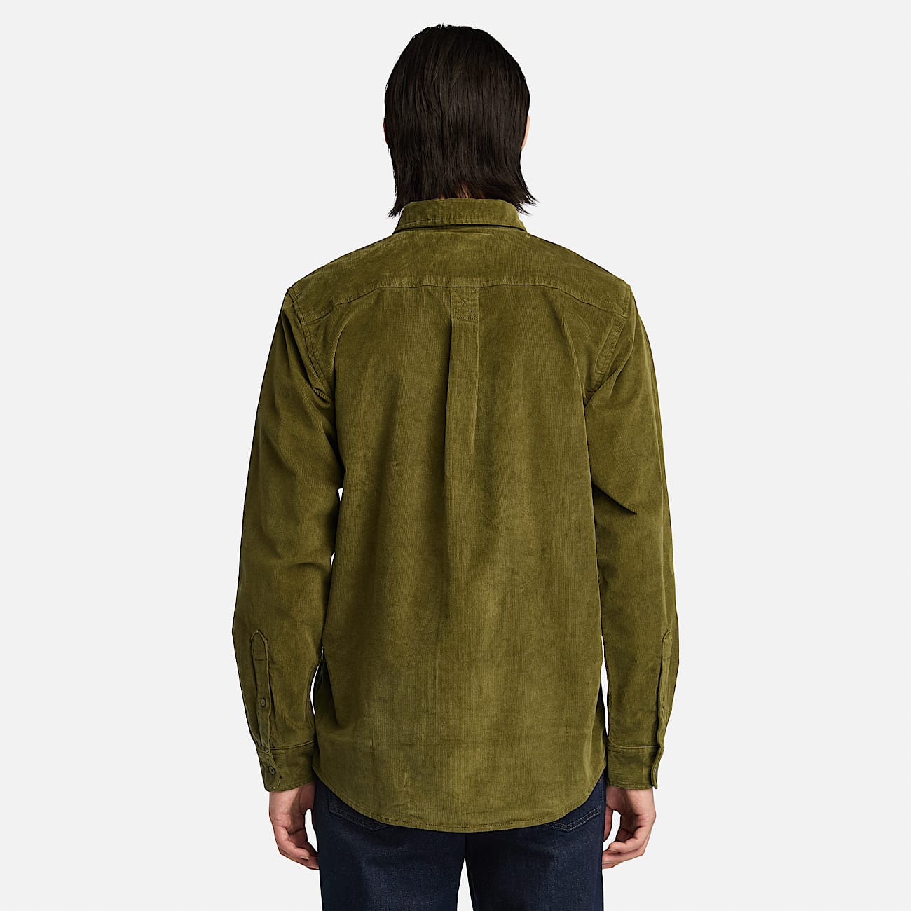 Corduroy overhemd heren groen discount