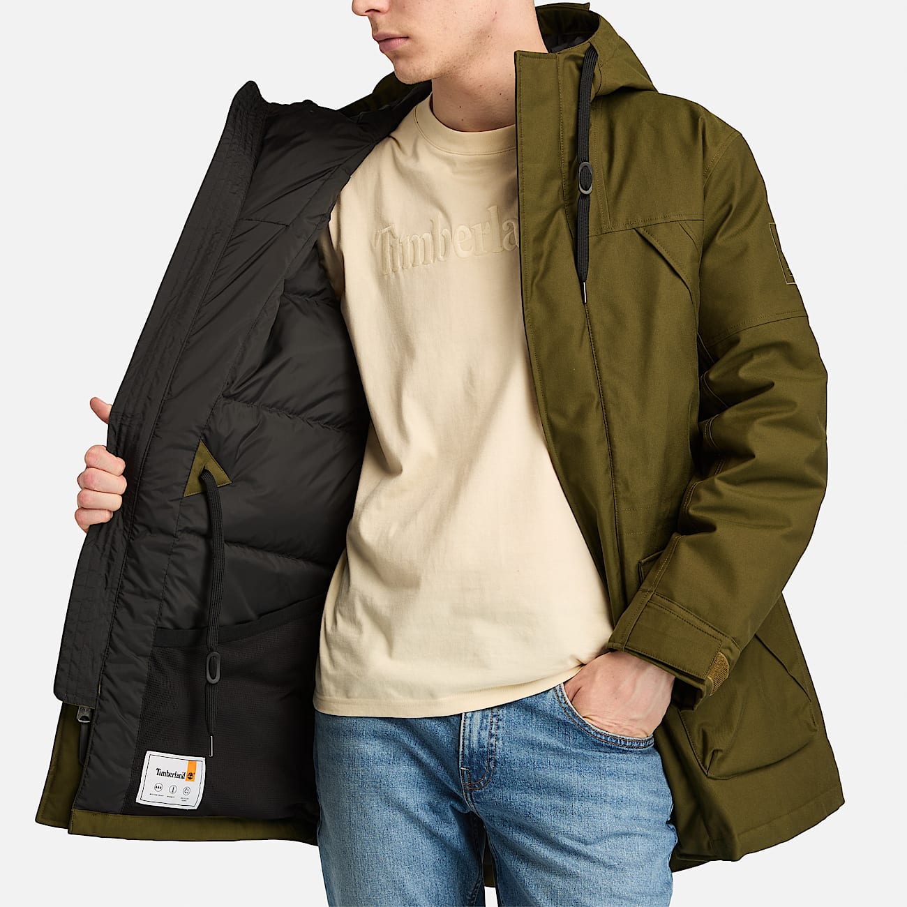 Timberland winter parka deals