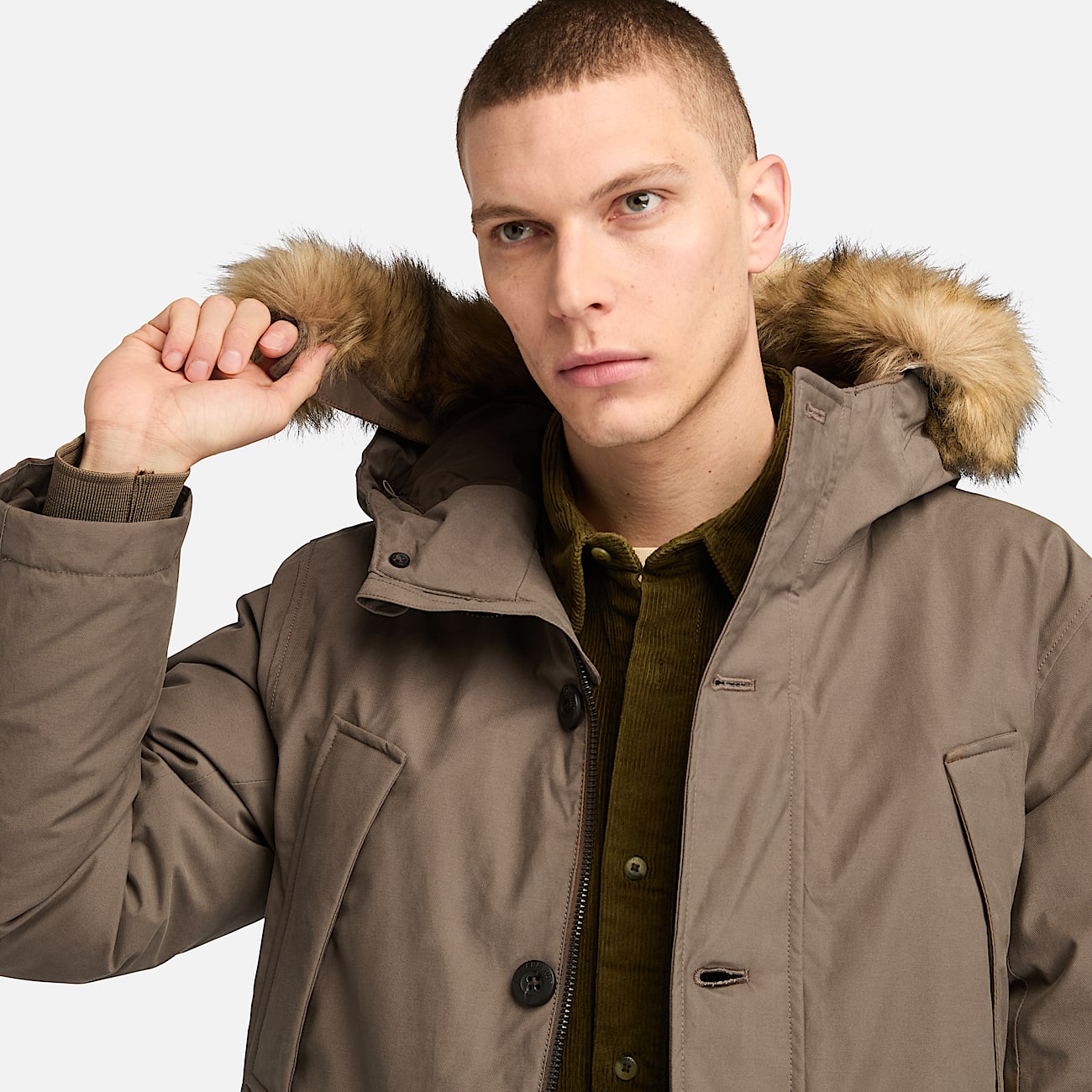 Mens real fur hooded jackets new arrivals
