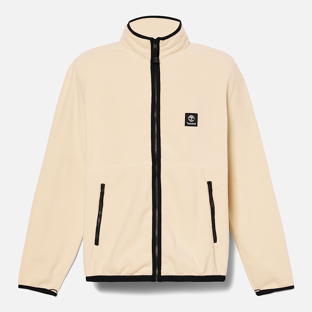 Polaire zippee pour homme en beige