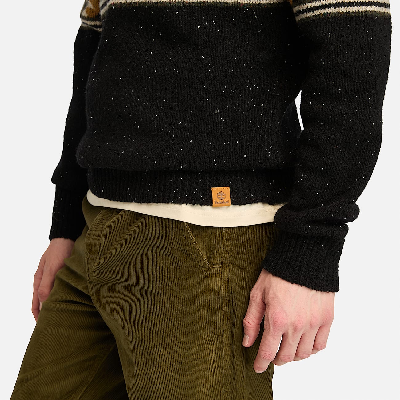 Timberland black jumper hot sale
