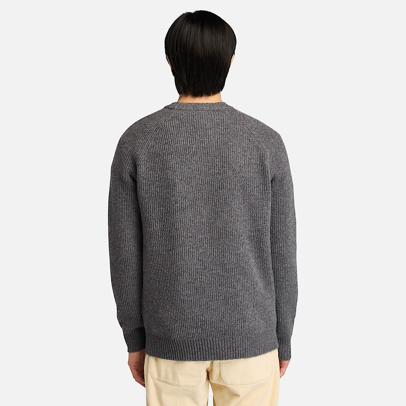 Phillips Brook Raglan Jumper for Men in Grey