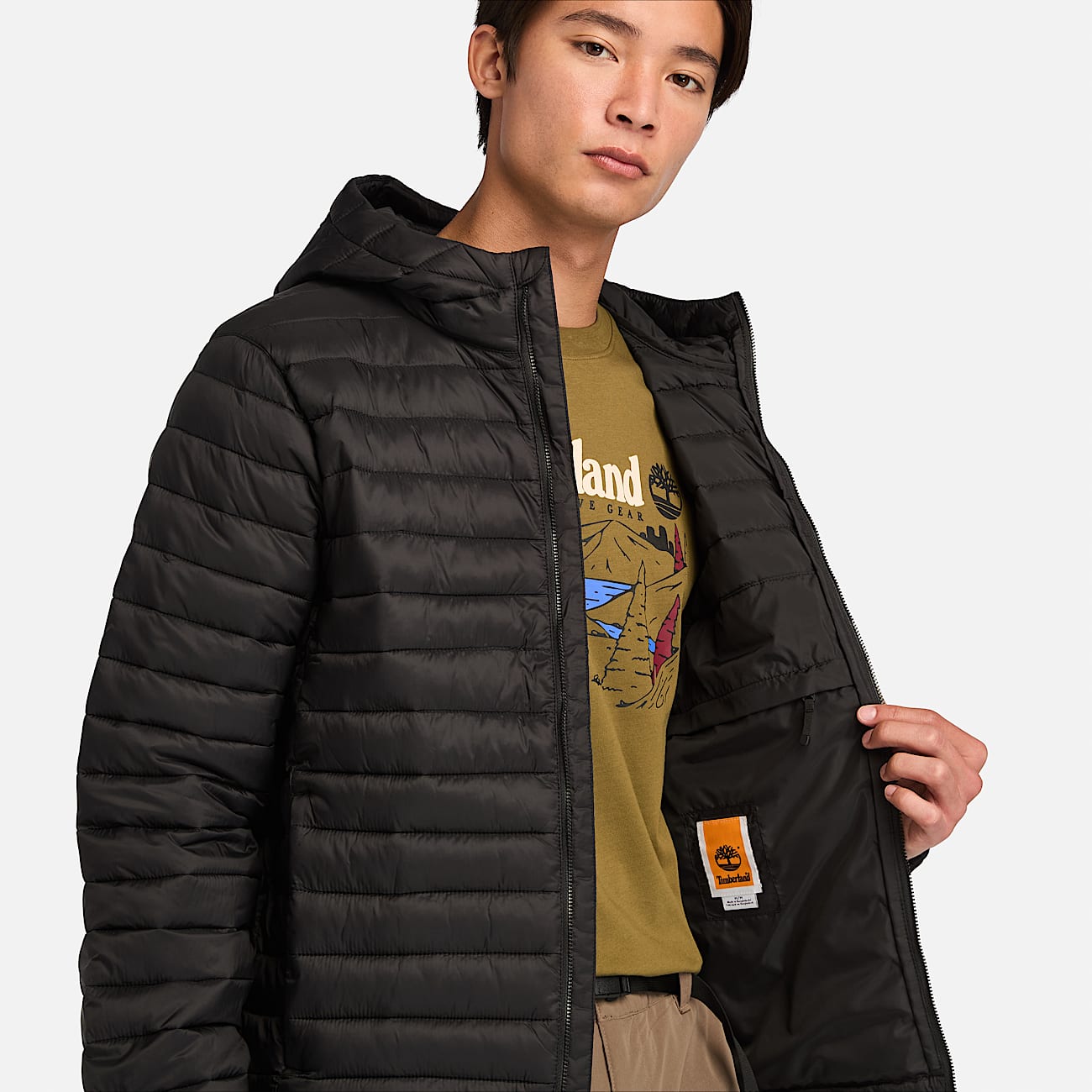 Timberland black jacket on sale