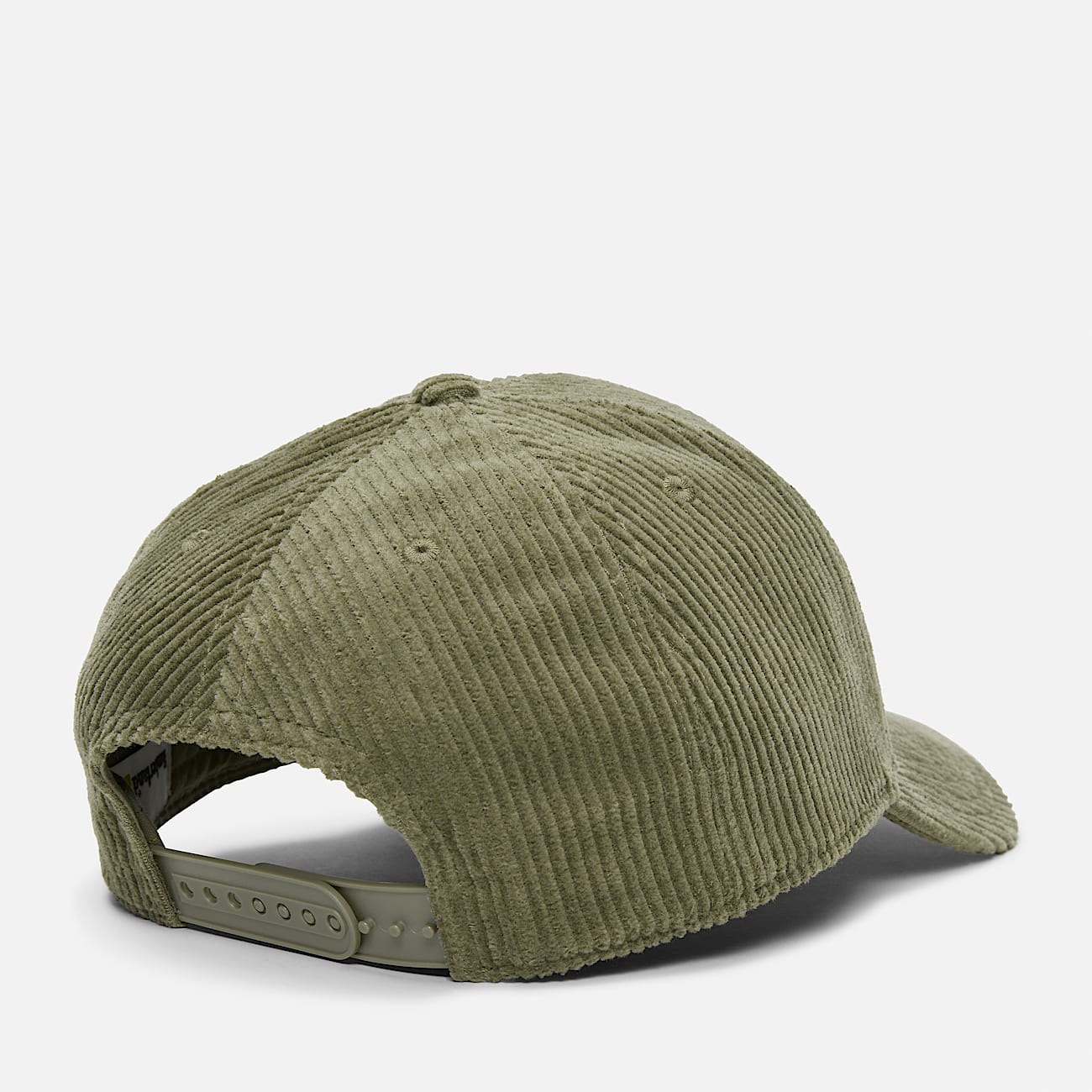 Casquette en velours cotele unisexe en vert