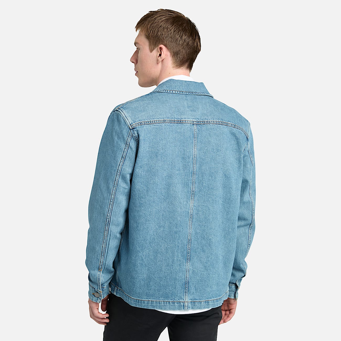 Blue denim chore coat sale