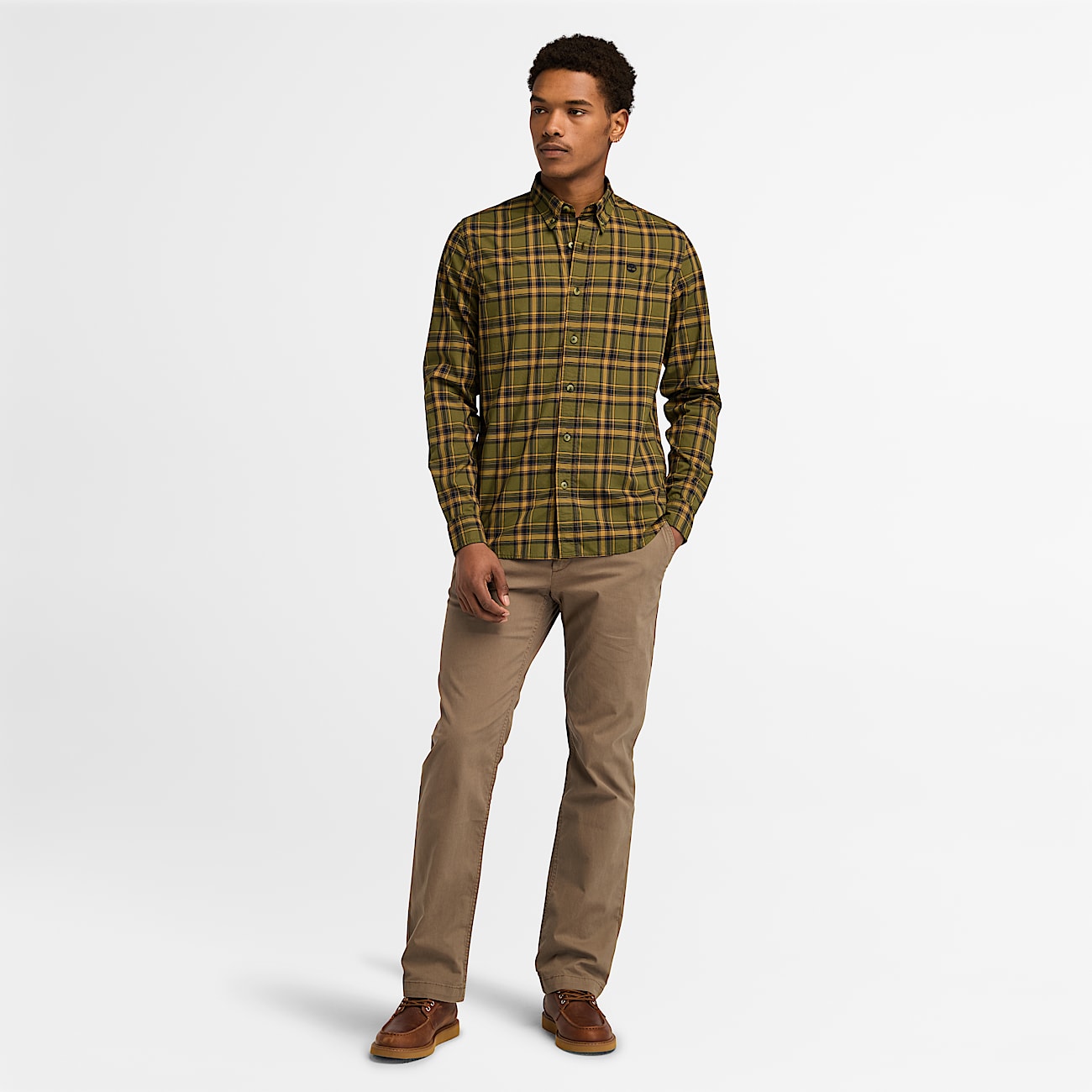 Camicia quadri verde deals