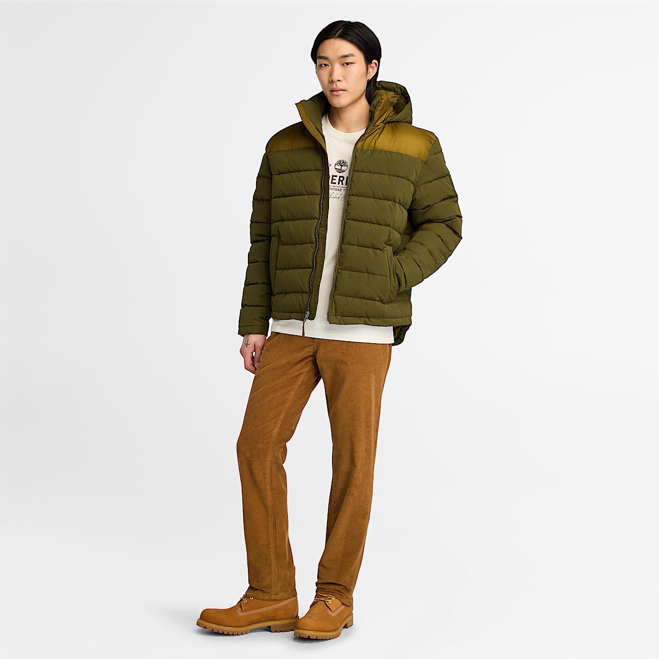 Doudoune epaisse South Twin Lake pour homme en vert
