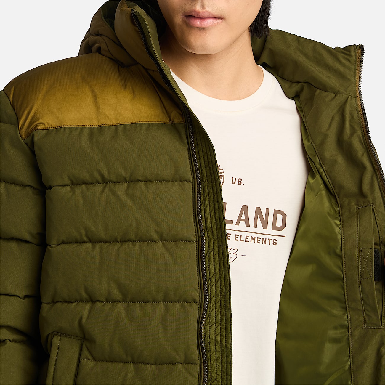 Doudoune epaisse South Twin Lake pour homme en vert