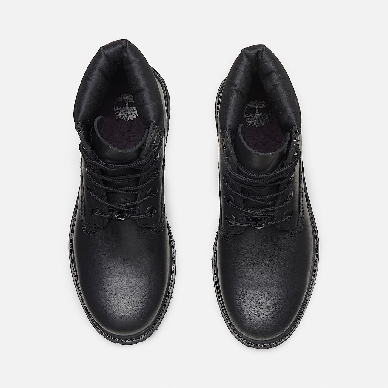 Timberland Premium 6 Inch Lace Up Waterproof Boot for Women in Black