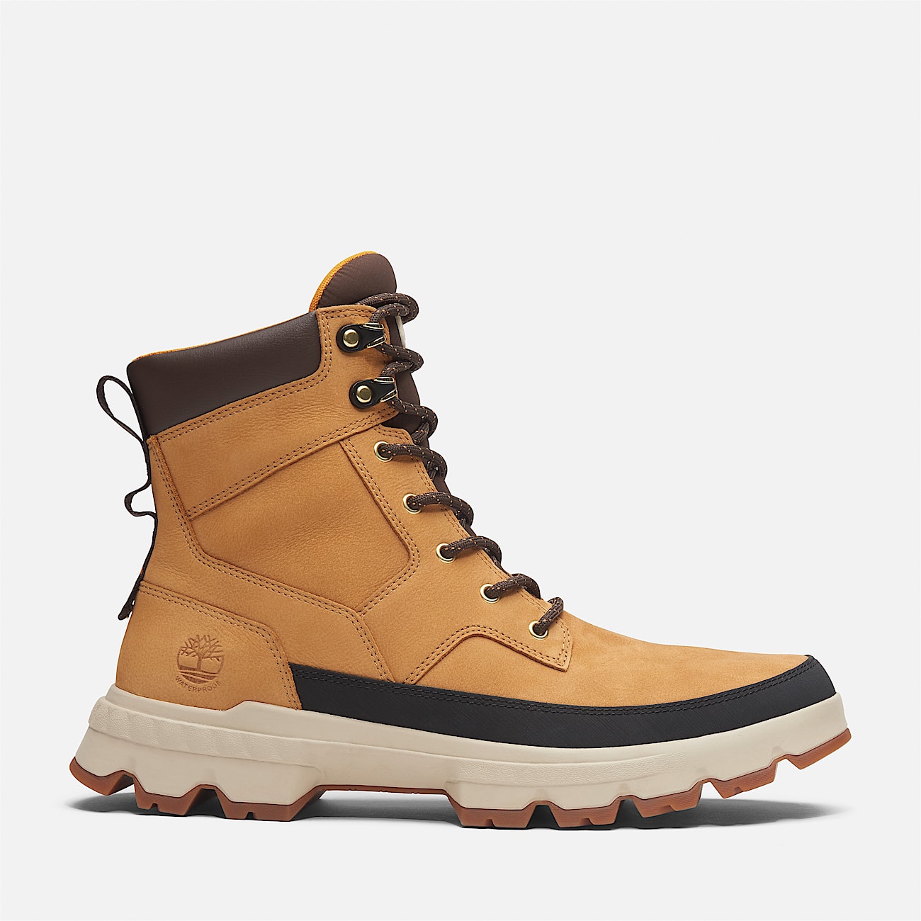 Timberland Originals Ultra Mid Lace Up Waterproof Boot for Men in Yellow