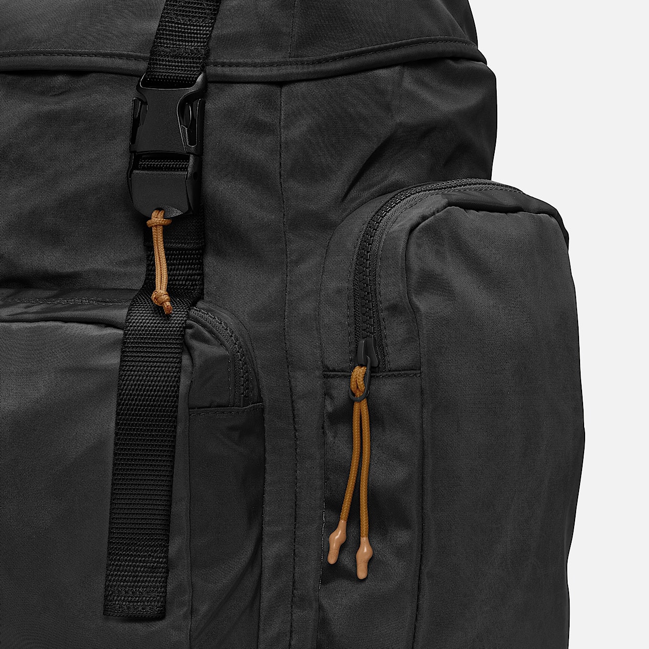 All Gender Nylon Backpack in Black