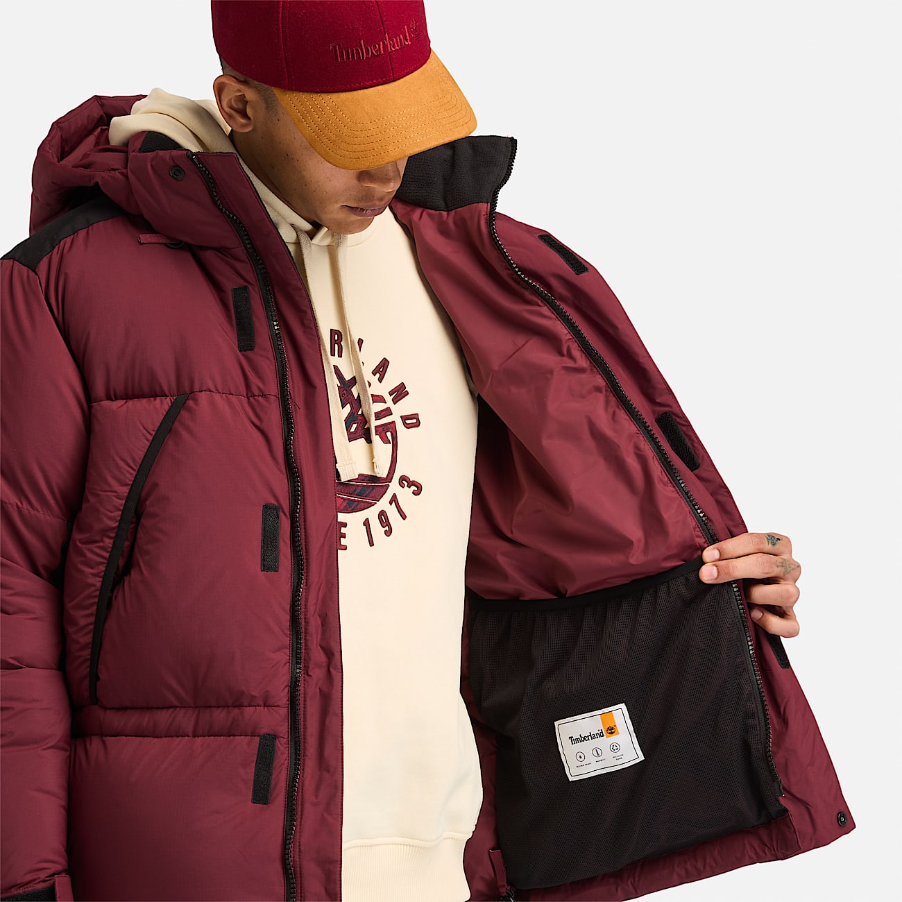 Doudoune rouge cheap