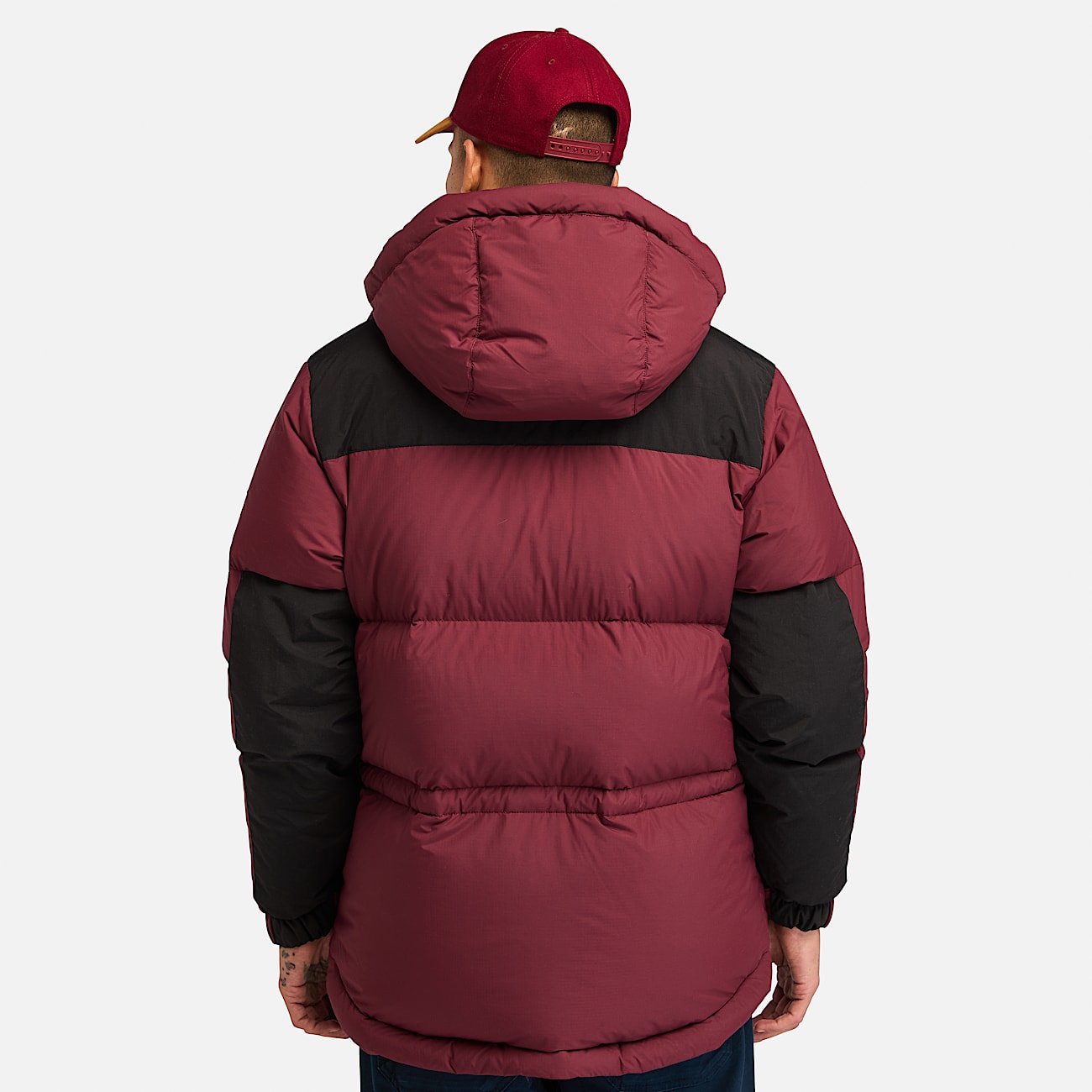 Re Down Howker Puffer Jacket for Men in Red