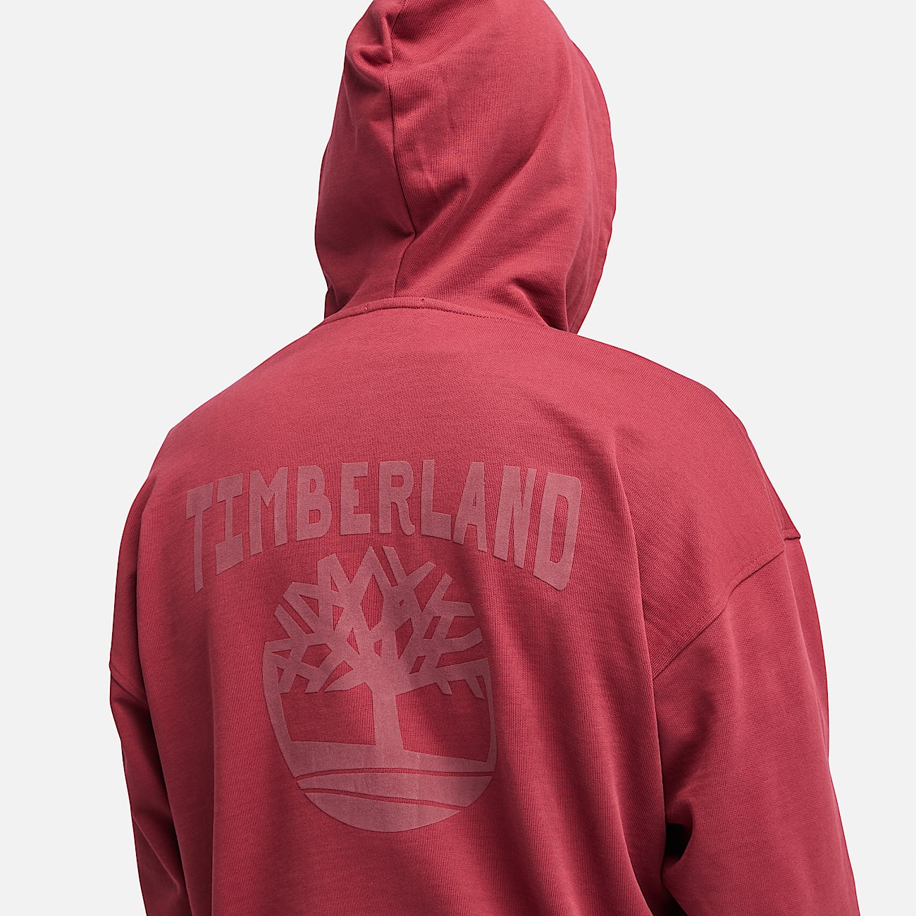 Red timberland sweatshirt hotsell