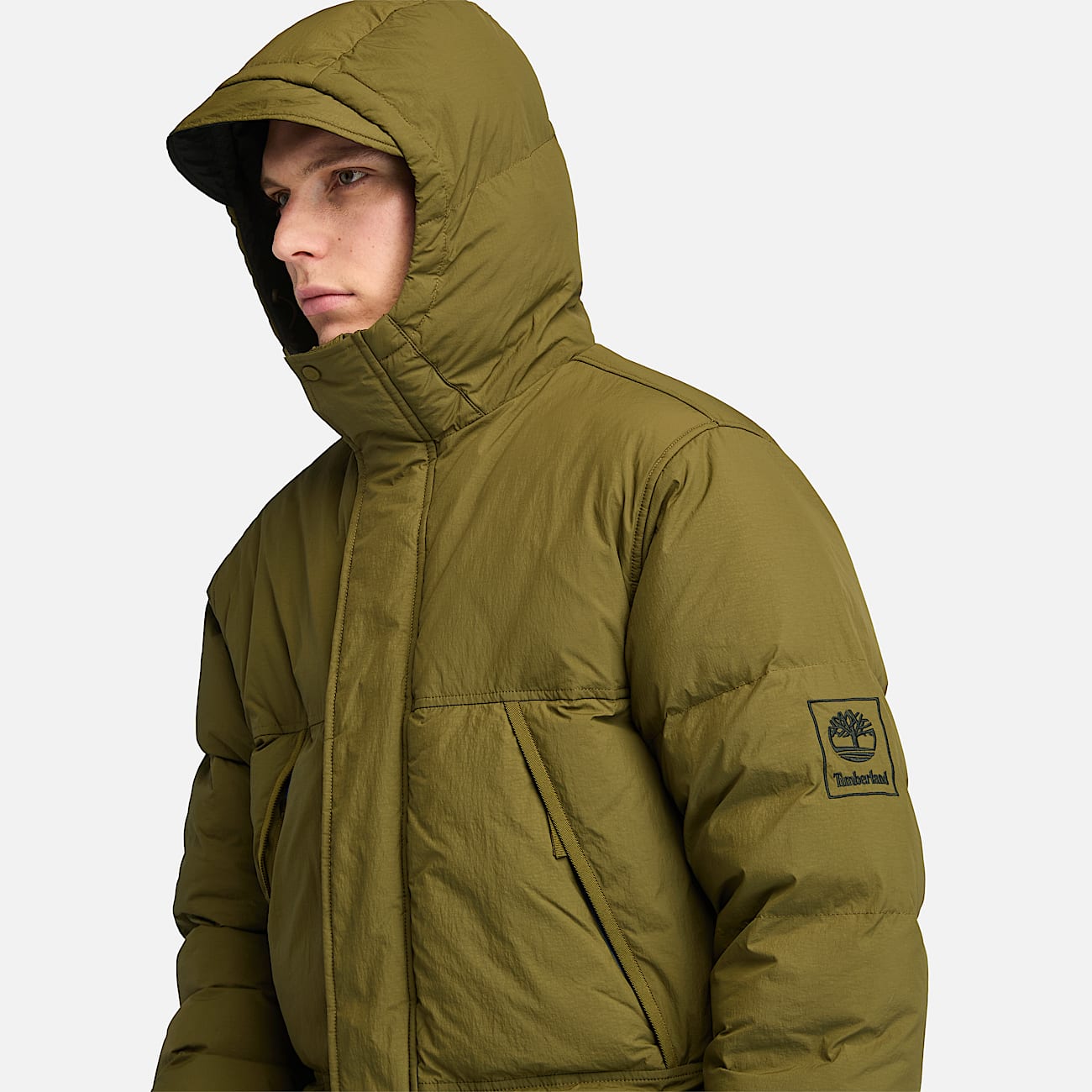 Doudoune a traitement deperlant durable Howker pour homme en vert