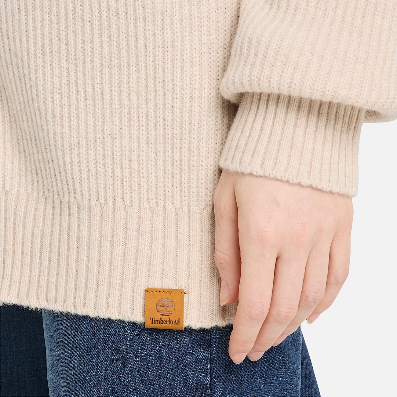 All Gender Phillips Brook Raglan Sleeve Cardigan in Beige