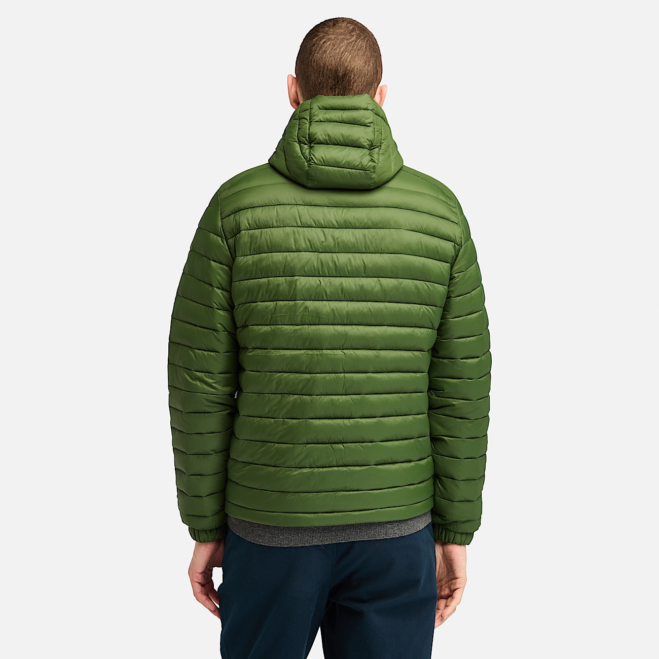 Axis Peak Durable Water Repellent Hooded Jacket for Men in Dark Green