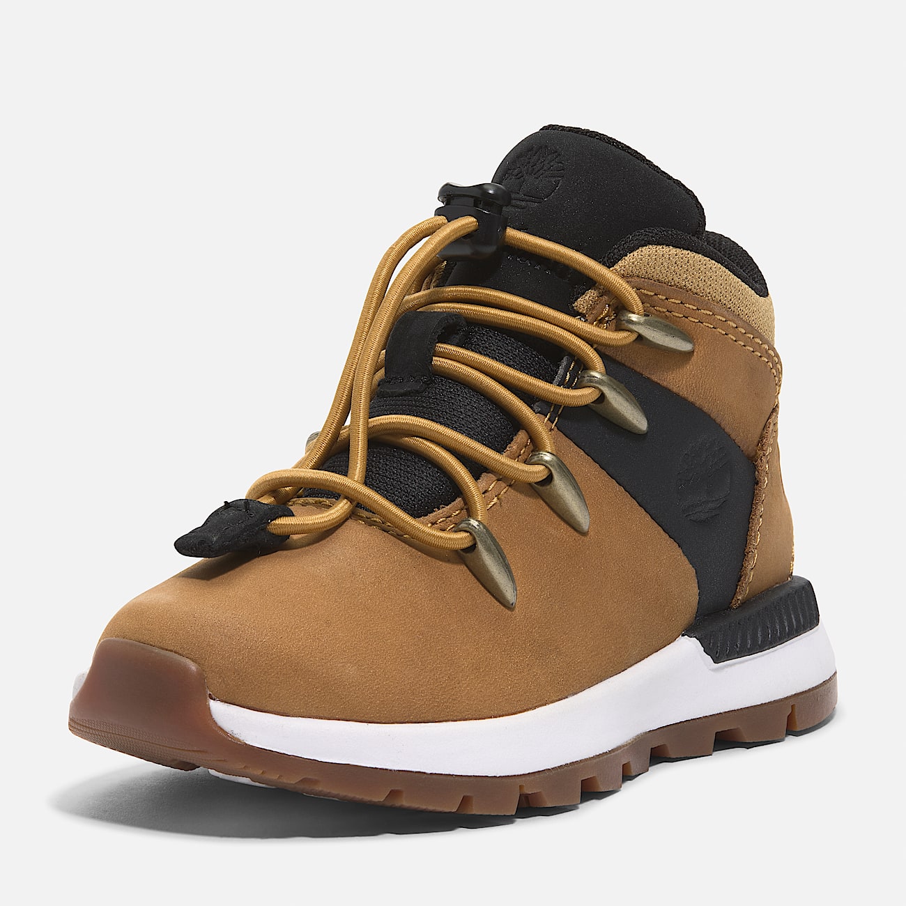 Sprint Trekker Mid-Top-Sneaker zum Schnüren für Kleinkinder in Gelb/Schwarz