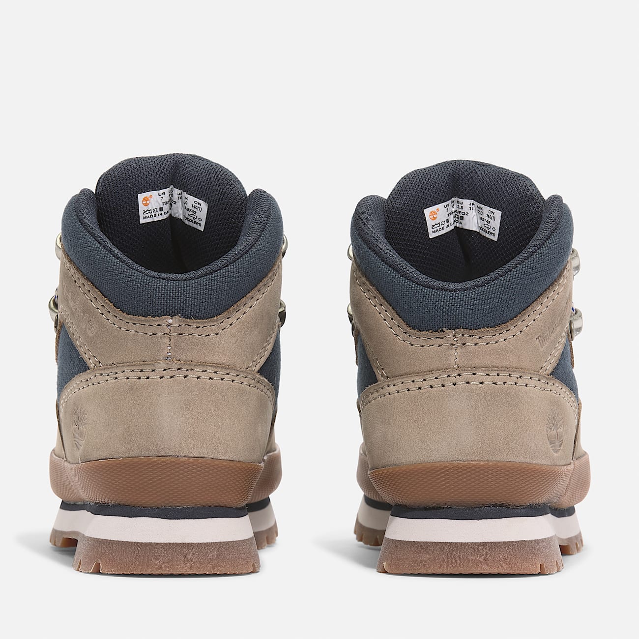 Euro Hiker Mid Lace Up Boot for Toddler in Beige