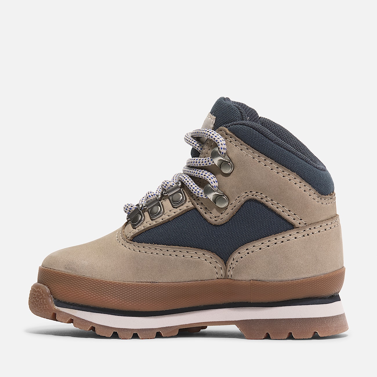 Euro Hiker Mid Lace Up Boot for Toddler in Beige