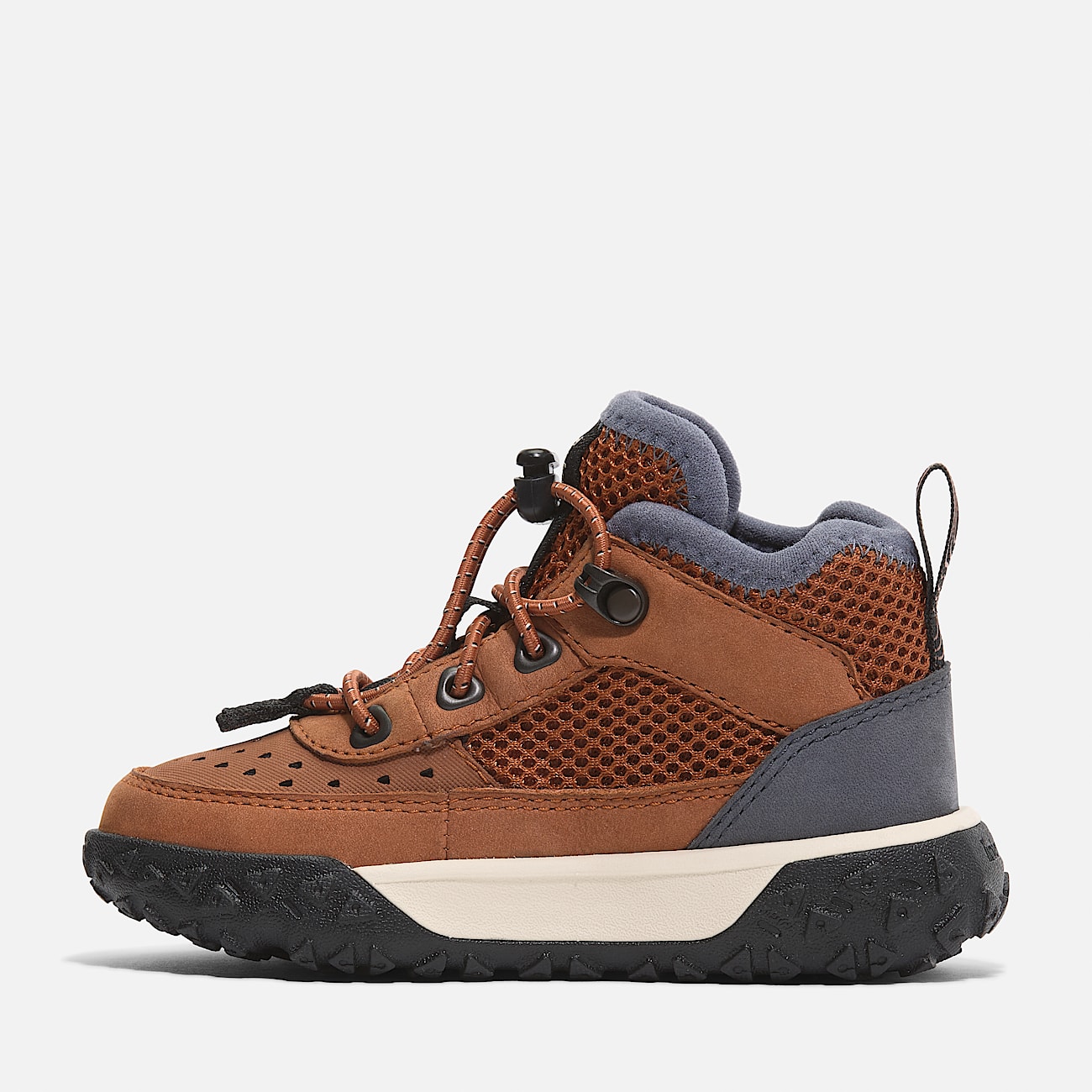 Niedriger GreenStride Motion 6 Hiking Sneaker mit Bungee Schnurung fur Kleinkinder in Dunkelorange