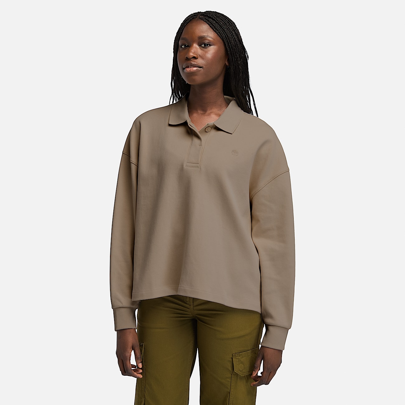 Polo sweatshirt women clearance