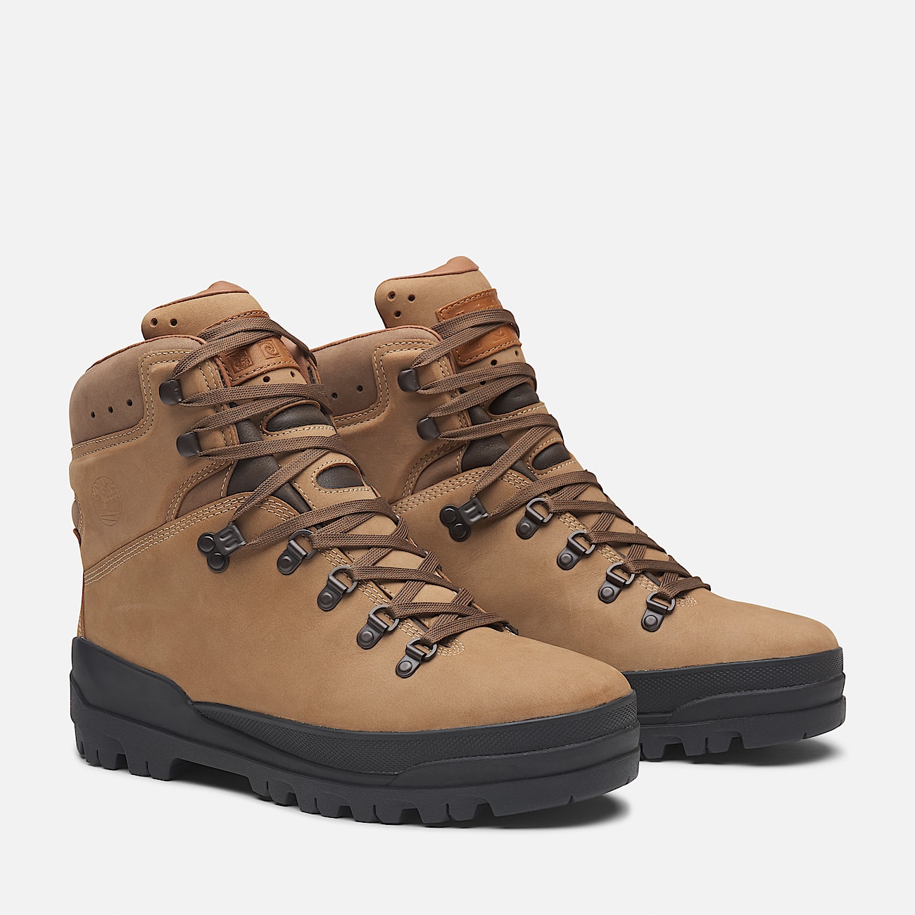 World Hiker Mid Lace Up Waterproof Boot for Men in Beige