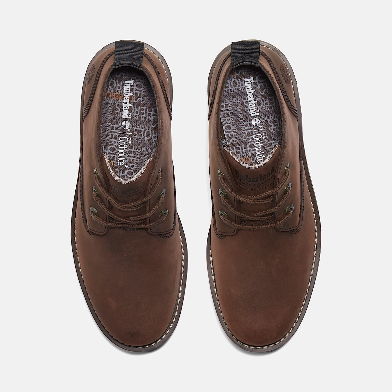 Larchmont Mid Lace Up Waterproof Chukka Boot for Men in Dark Brown