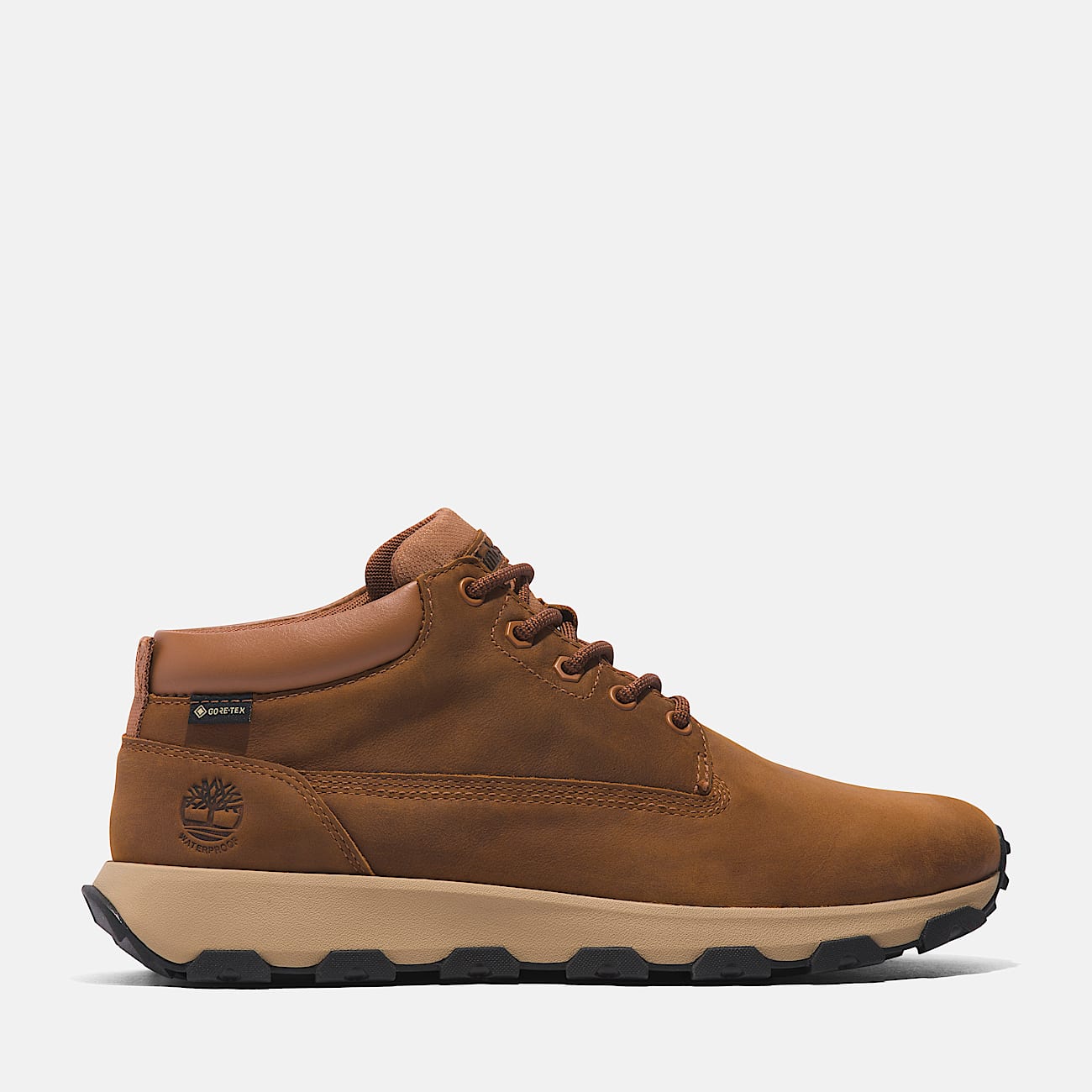 Sneaker Stringata Impermeabile Winsor Park Mid da Uomo in marrone chiaro