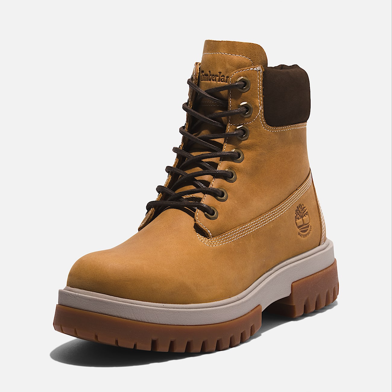 Arbor Road Mid Lace Up Waterproof Boot for Men in Yellow