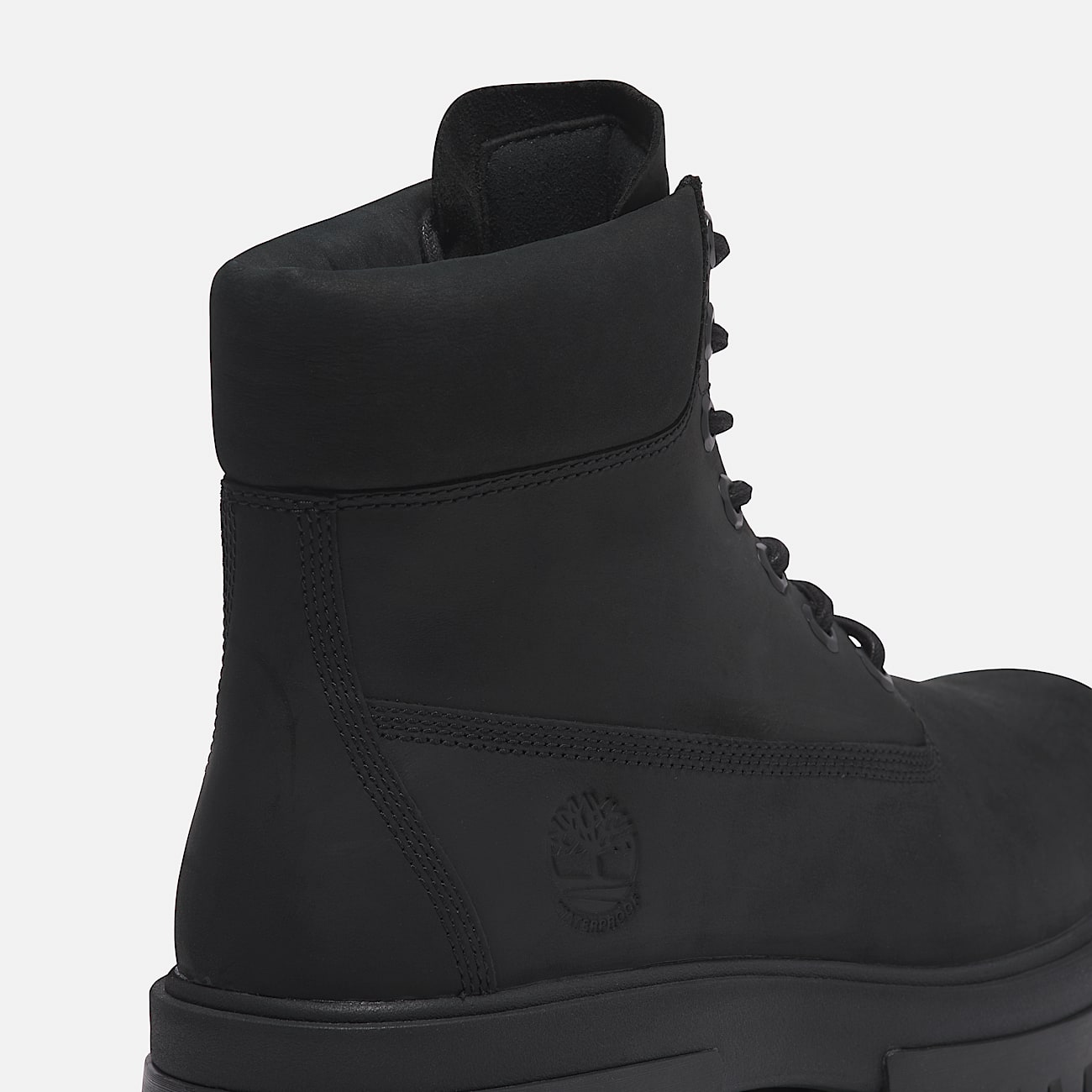 Bottine mi haute impermeable a lacets Arbor Road pour homme en noir