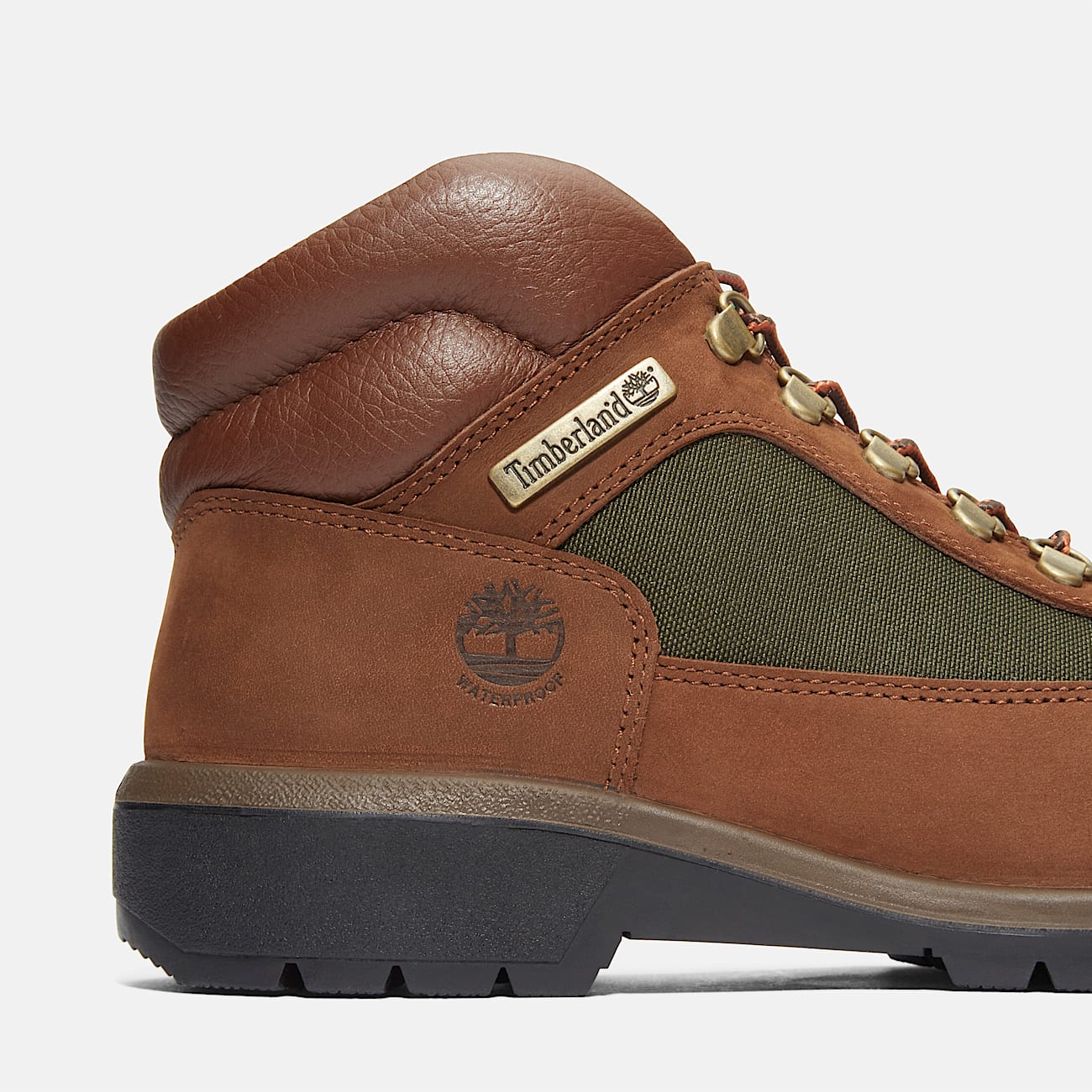 Field Boot Mid Lace Up Waterproof Boot for Men in Brown