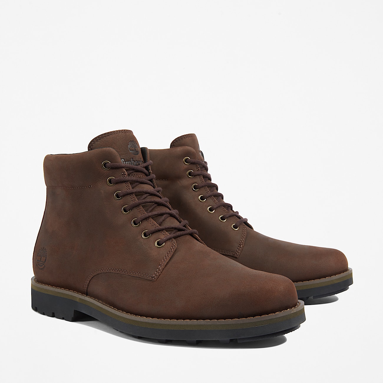 Alden Brook Mid Zip Up Waterproof Boot for Men in Dark Brown