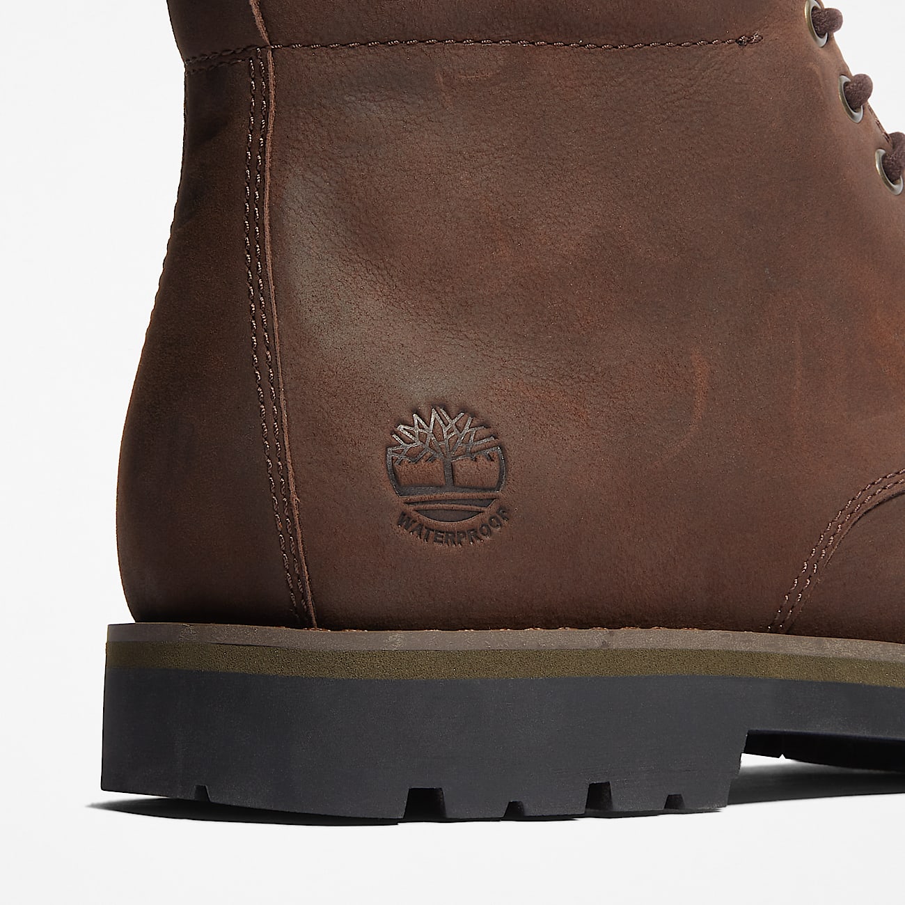 Alden Brook Mid Zip Up Waterproof Boot for Men in Dark Brown