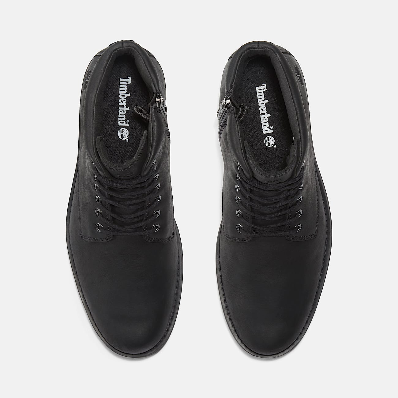 Boot mi haute impermeable zippee Alden Brook pour homme en noir