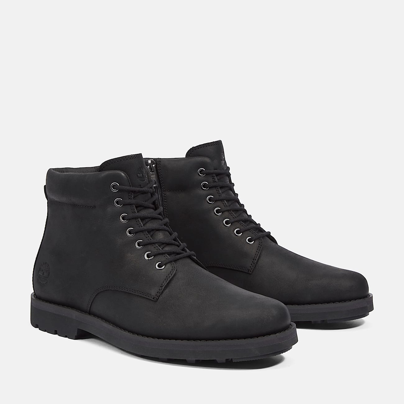 Alden Brook Mid Zip Up Waterproof Boot for Men in Black