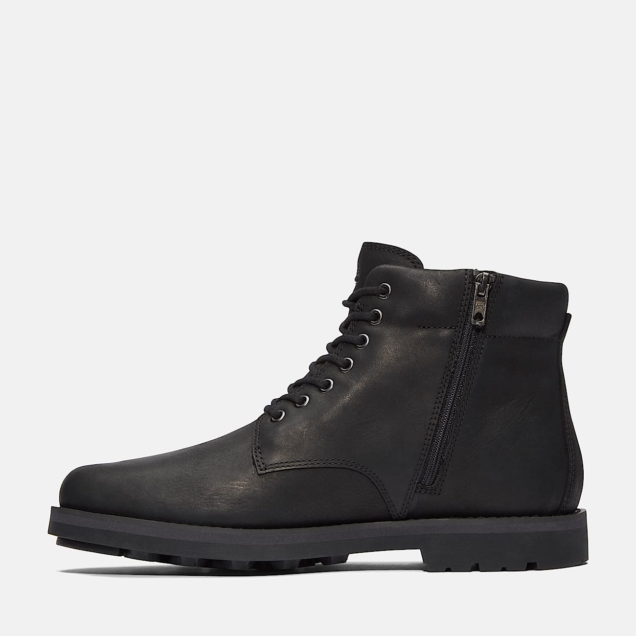 Alden Brook Mid Zip Up Waterproof Boot for Men in Black
